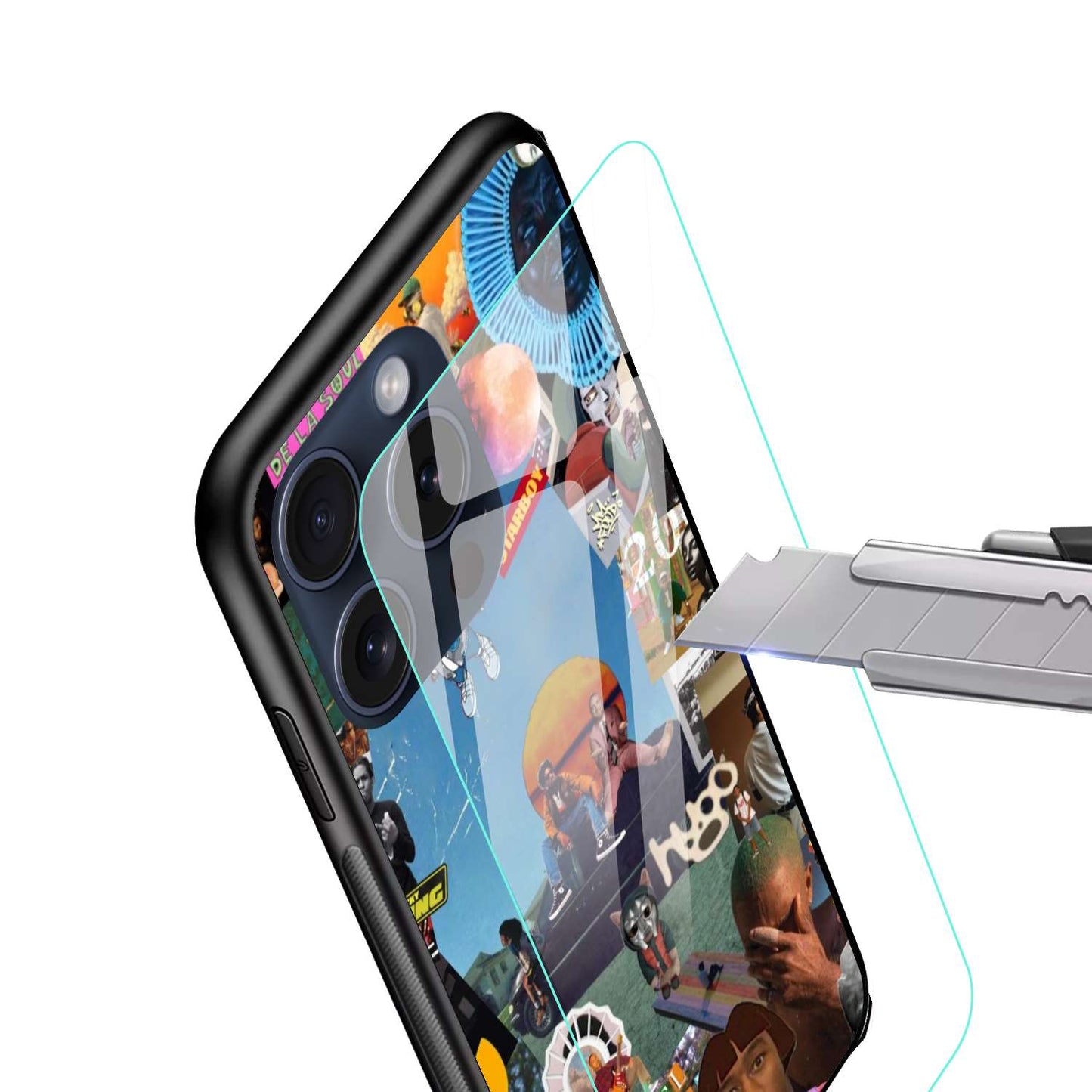 LA Aesthetic Original Glass Glossy Finish Back Cover