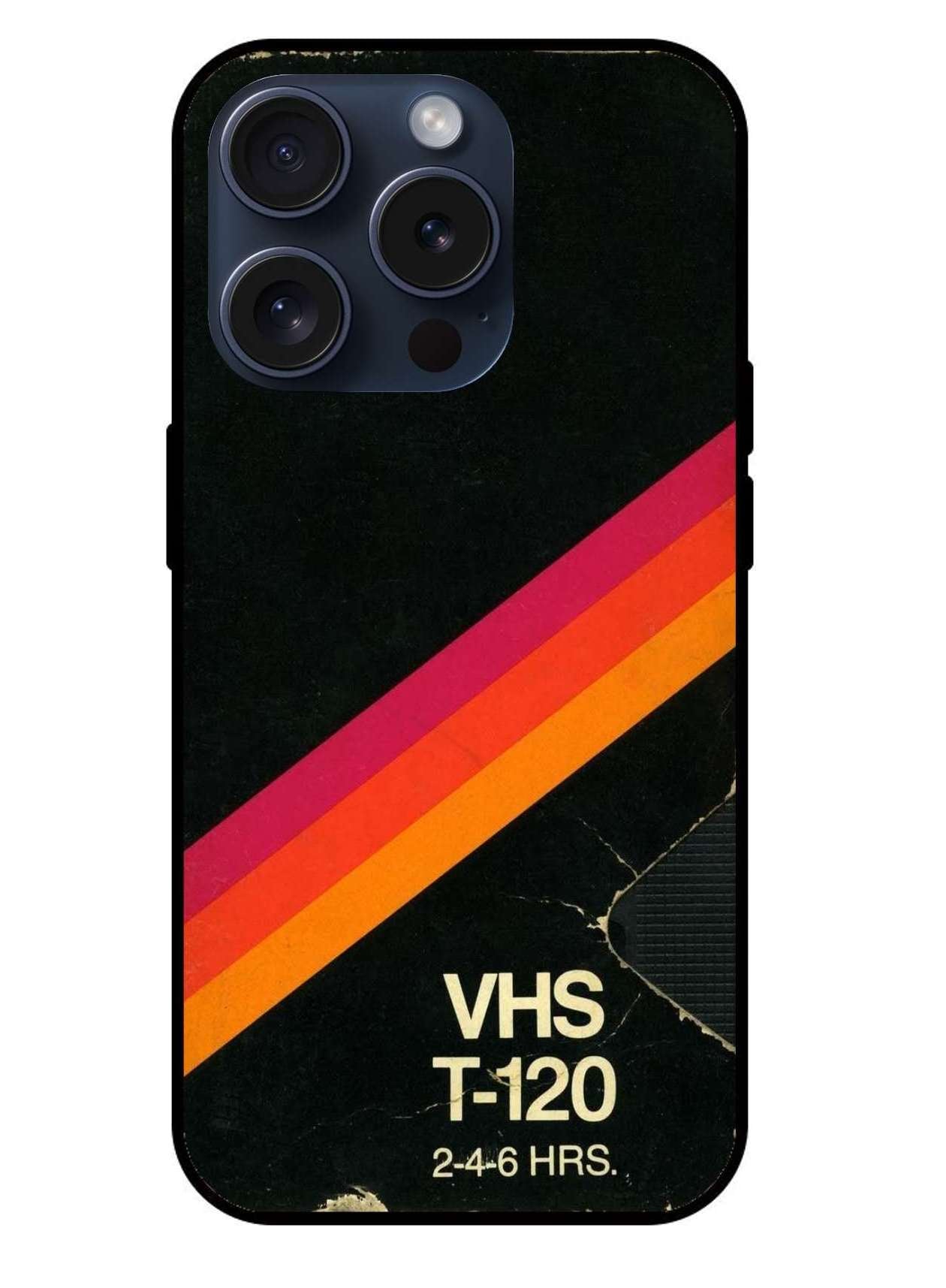 VHS Aesthetic Original Glass Glossy Finish Back Cover