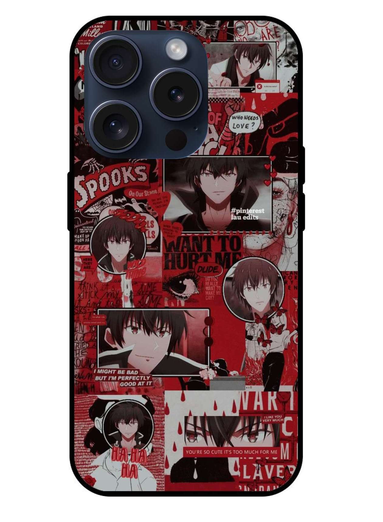 Demon King Original Glass Glossy Finish Back Cover