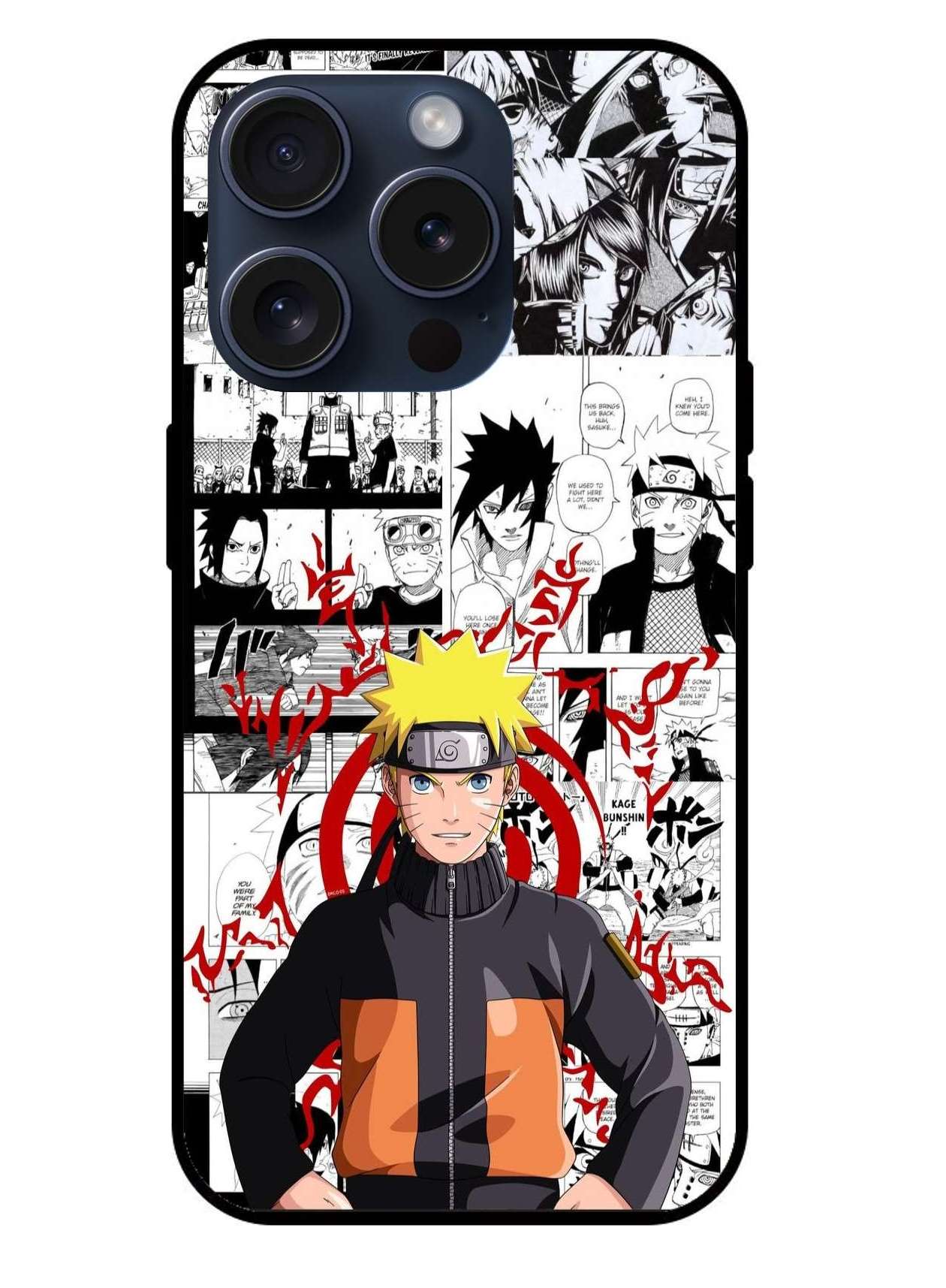 Naruto Original Glass Glossy Finish Back Cover