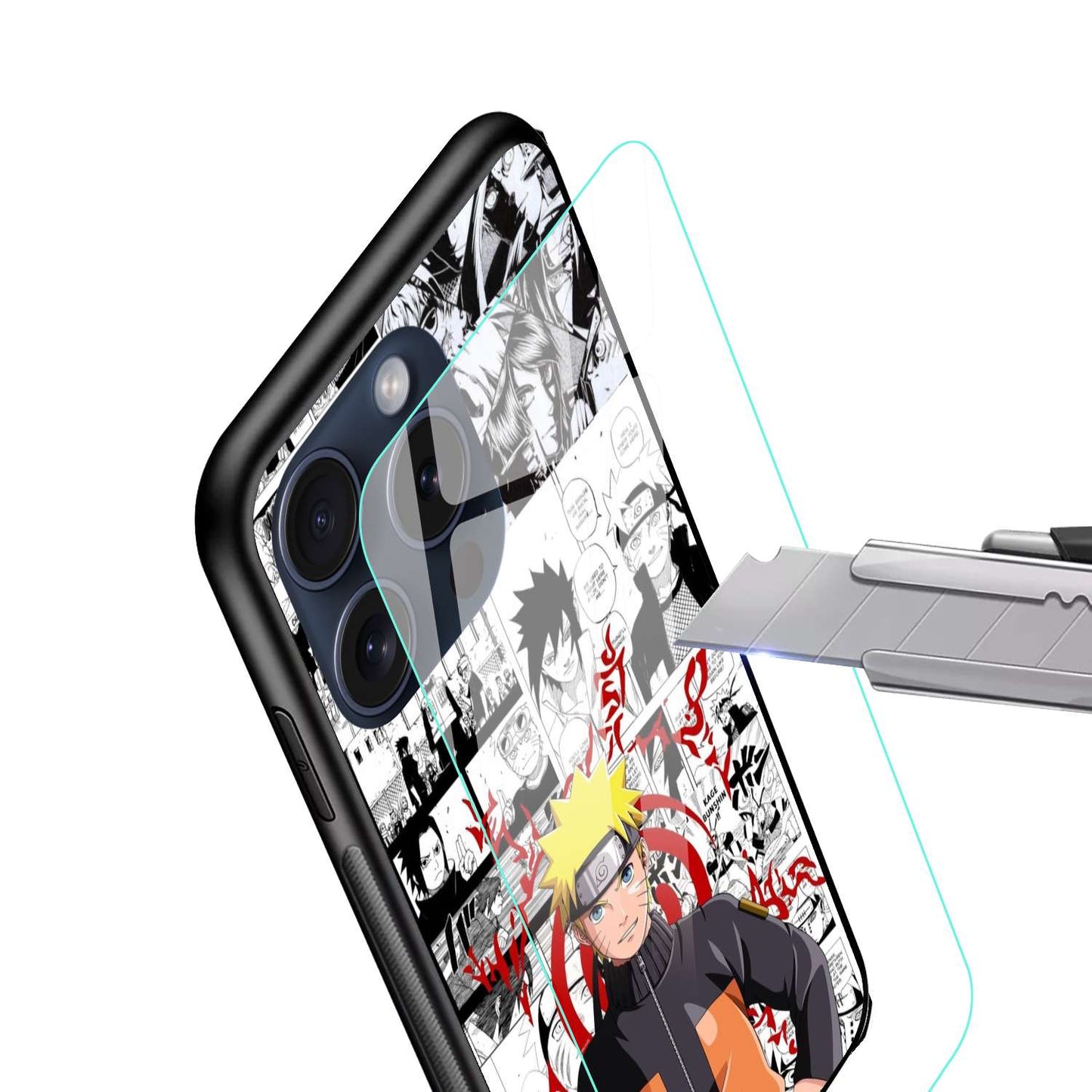 Naruto Original Glass Glossy Finish Back Cover