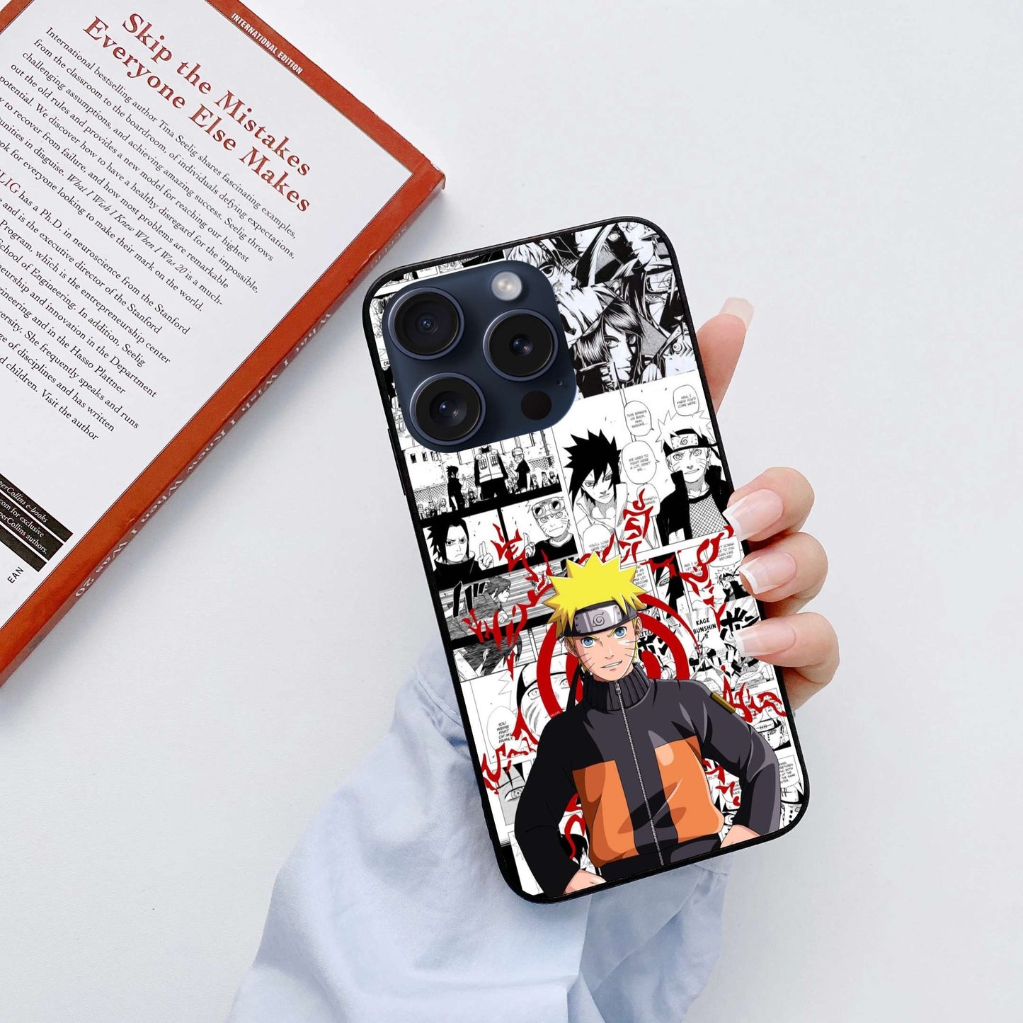 Naruto Original Glass Glossy Finish Back Cover