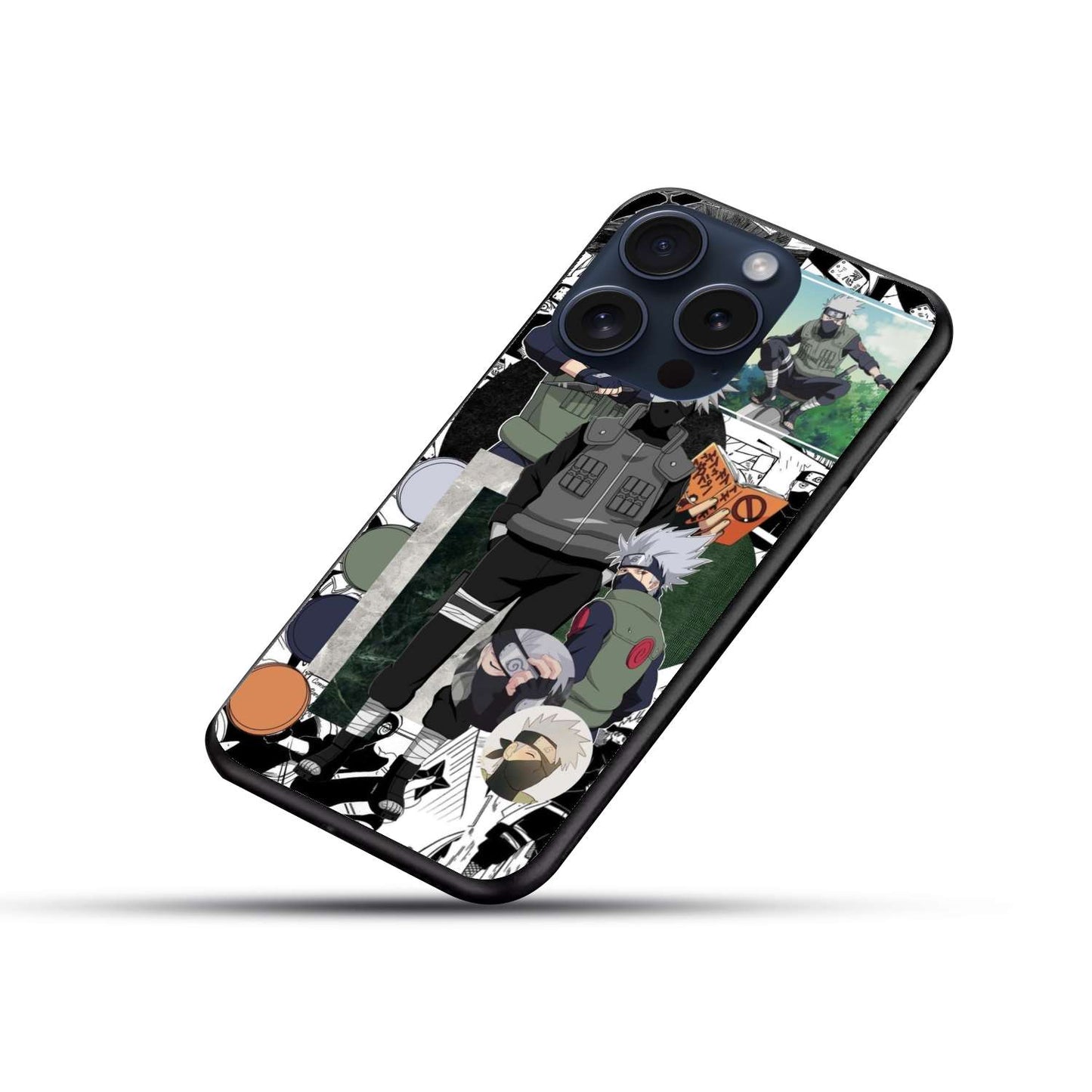 Kakashi Hatake Naruto Original Glass Glossy Finish Back Cover