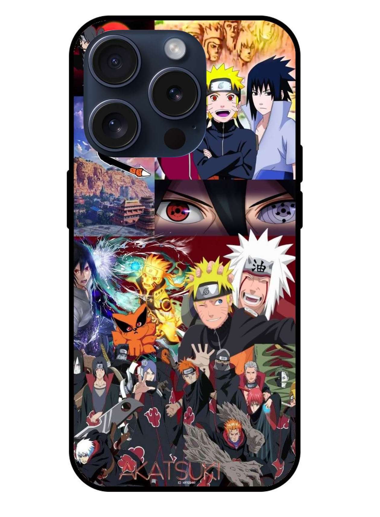 Naruto Original Glass Glossy Finish Back Cover