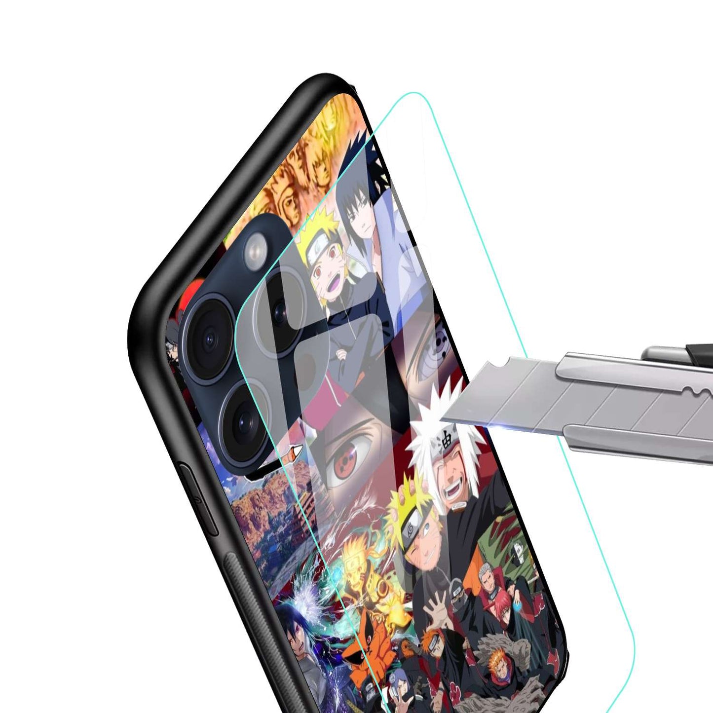 Naruto Original Glass Glossy Finish Back Cover