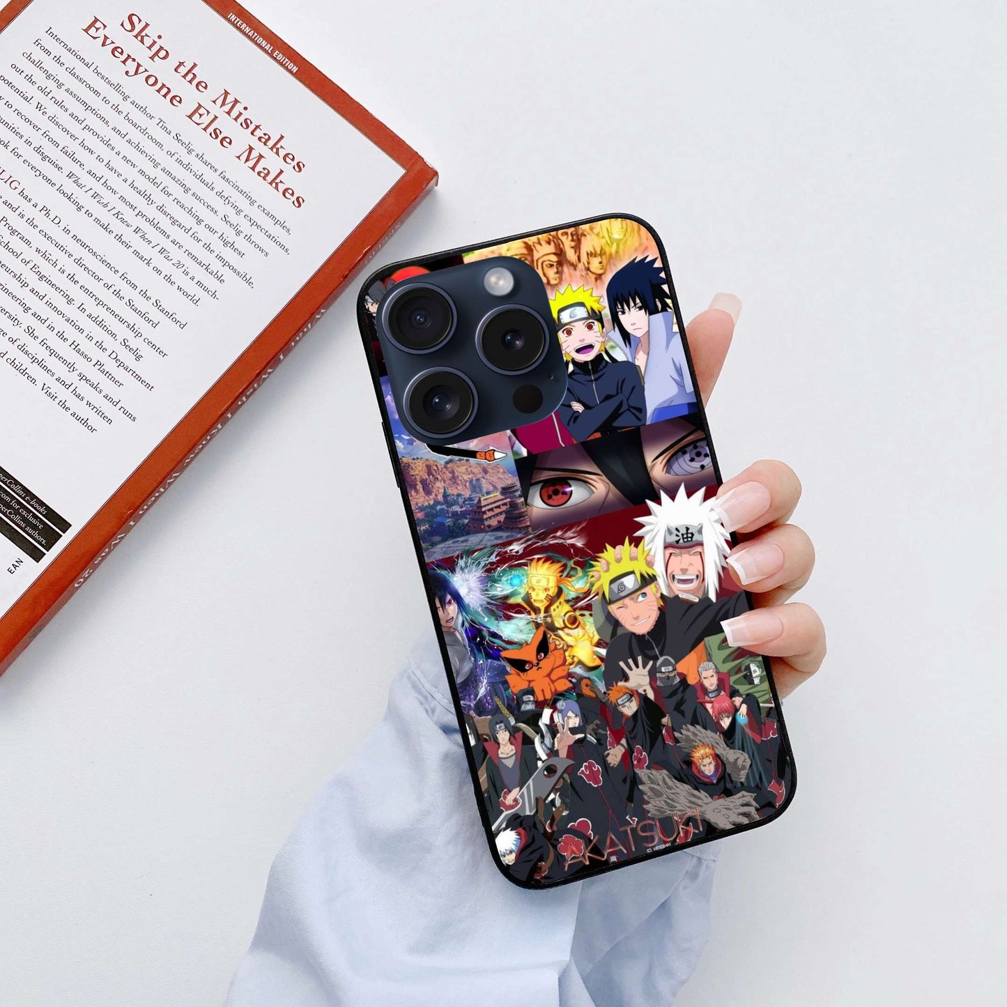 Naruto Original Glass Glossy Finish Back Cover