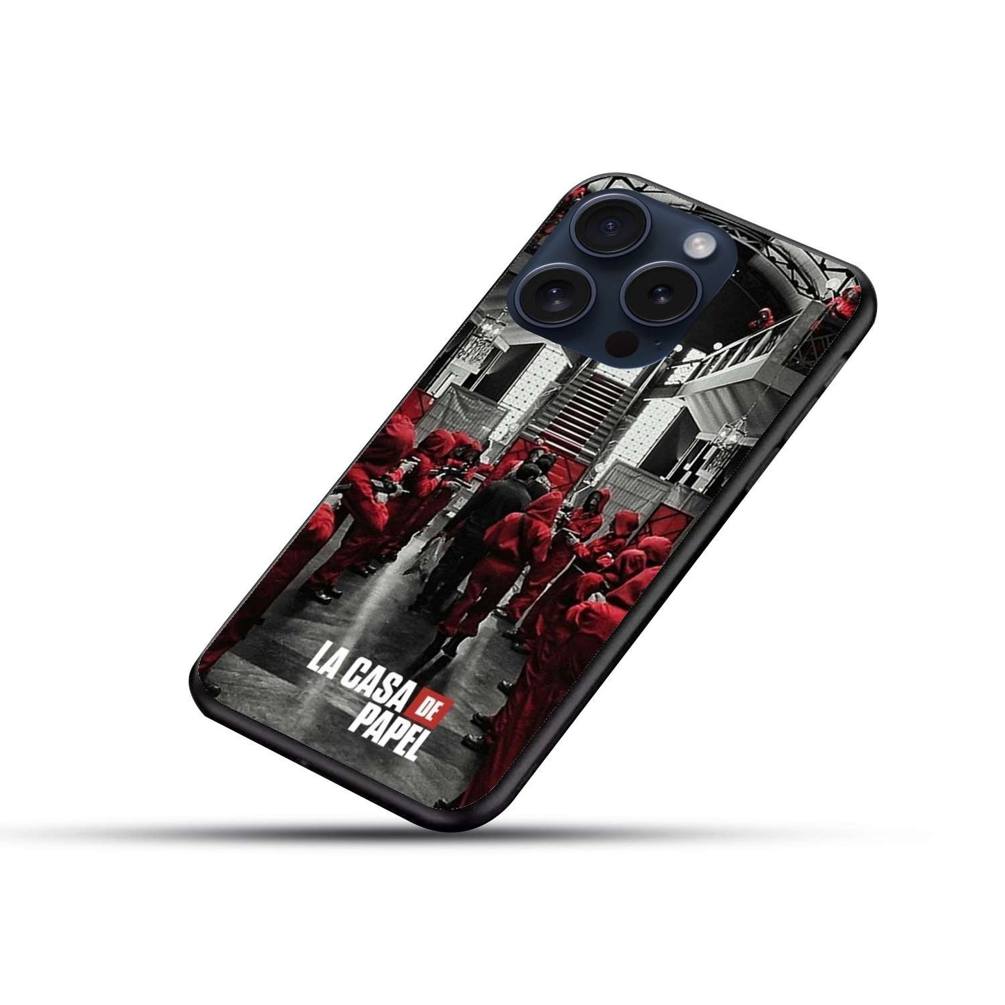 Money Hiest Original Glass Glossy Finish Back Cover