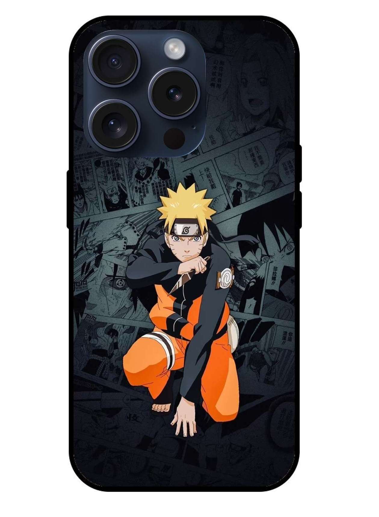 Naruto Original Glass Glossy Finish Back Cover