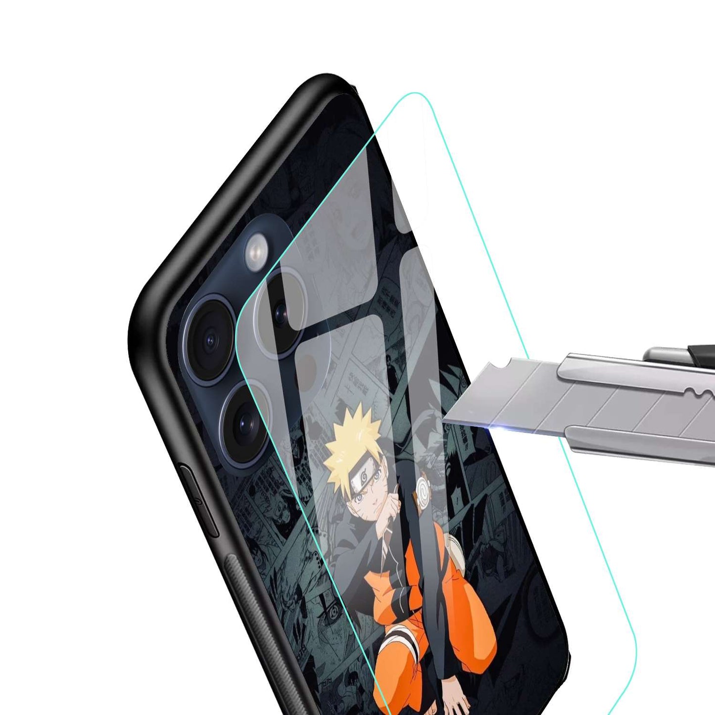 Naruto Original Glass Glossy Finish Back Cover