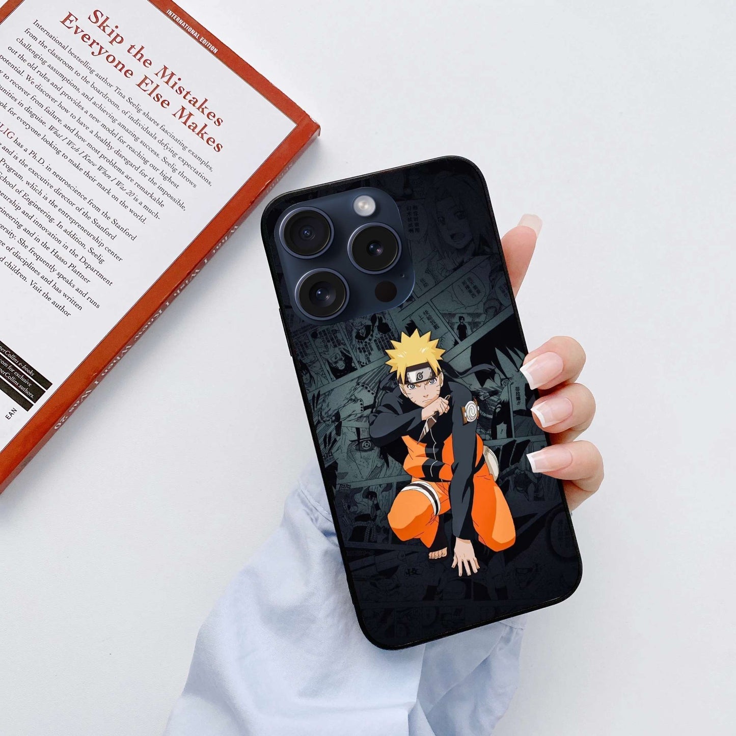 Naruto Original Glass Glossy Finish Back Cover