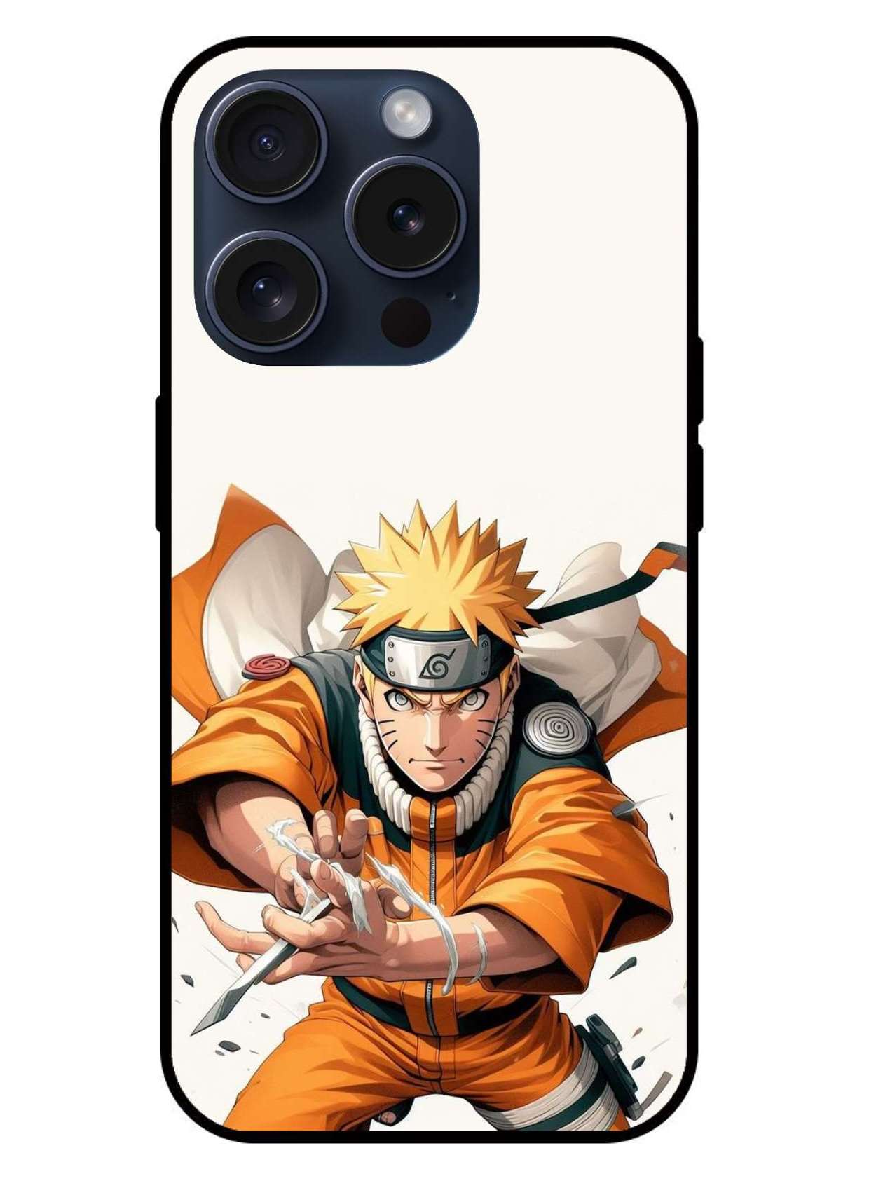 Naruto Original Glass Glossy Finish Back Cover