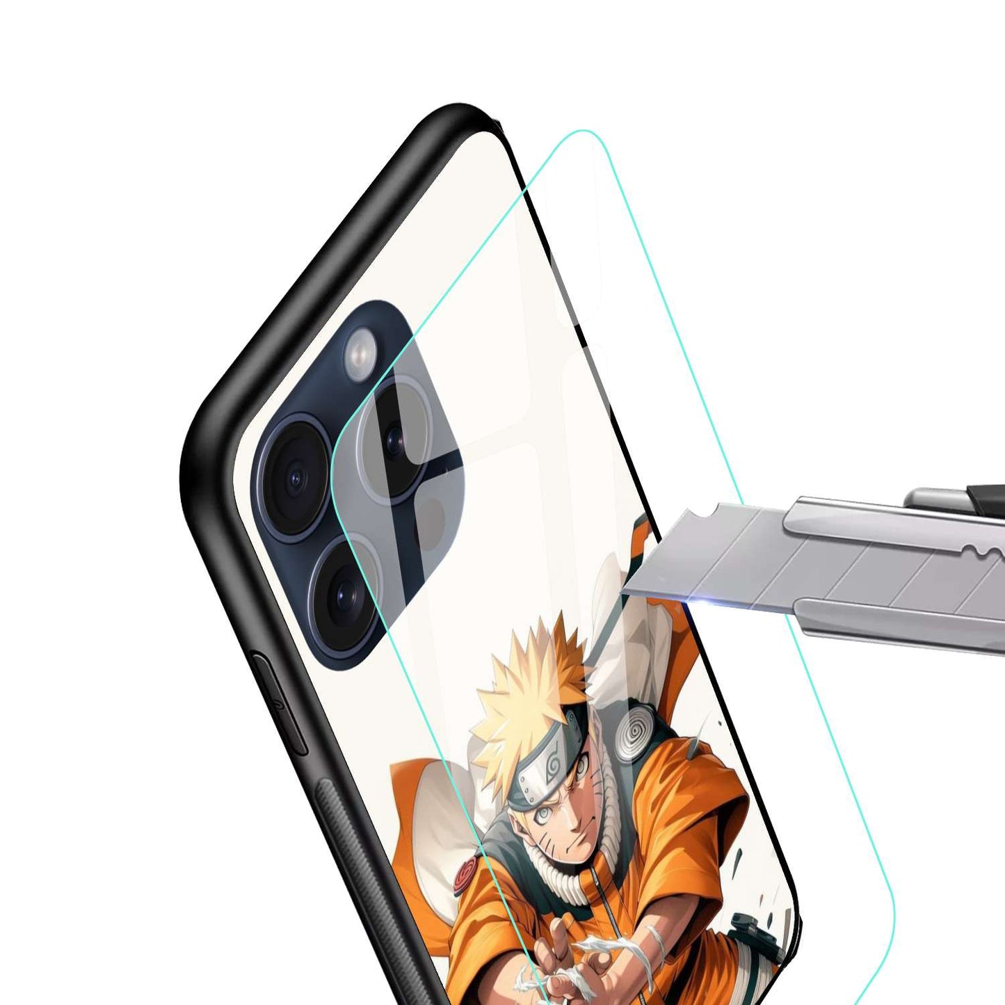 Naruto Original Glass Glossy Finish Back Cover