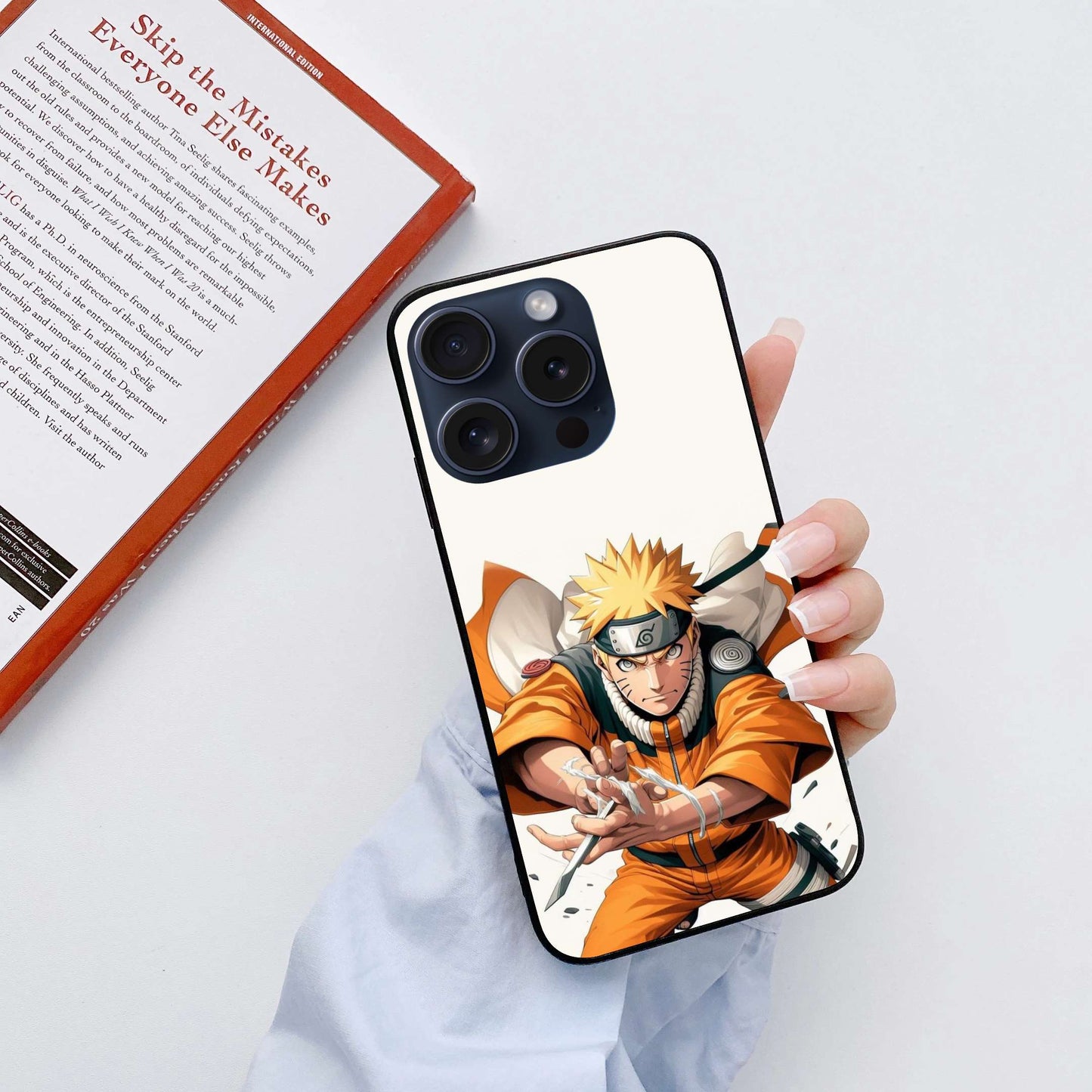 Naruto Original Glass Glossy Finish Back Cover