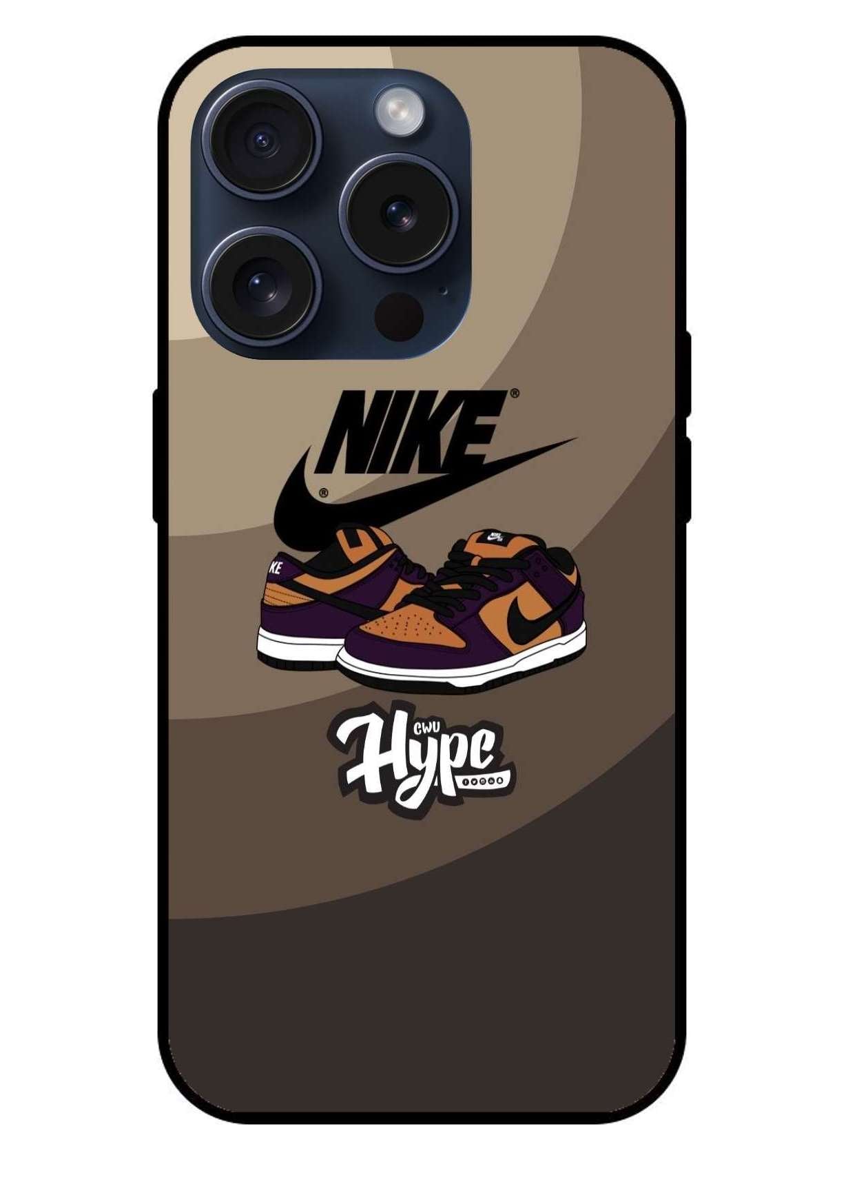 Nike Aesthetic Original Glass Glossy Finish Back Cover