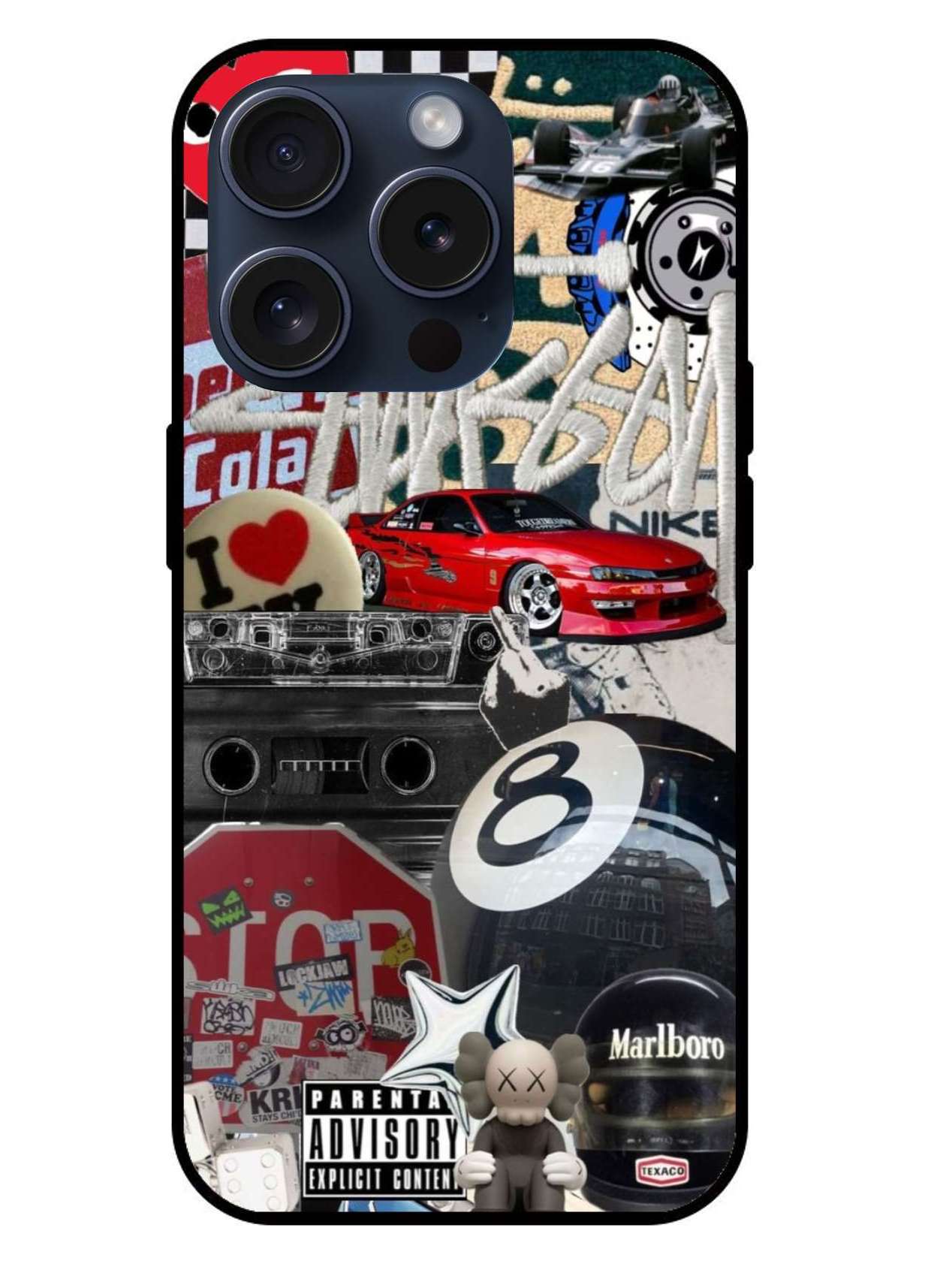 Western Aesthetic Original Glass Glossy Finish Back Cover