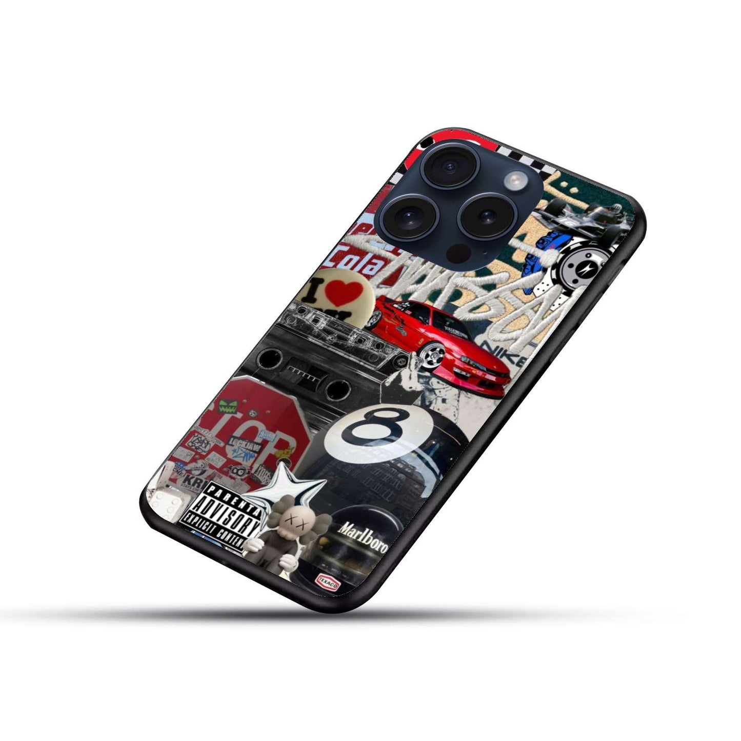 Western Aesthetic Original Glass Glossy Finish Back Cover