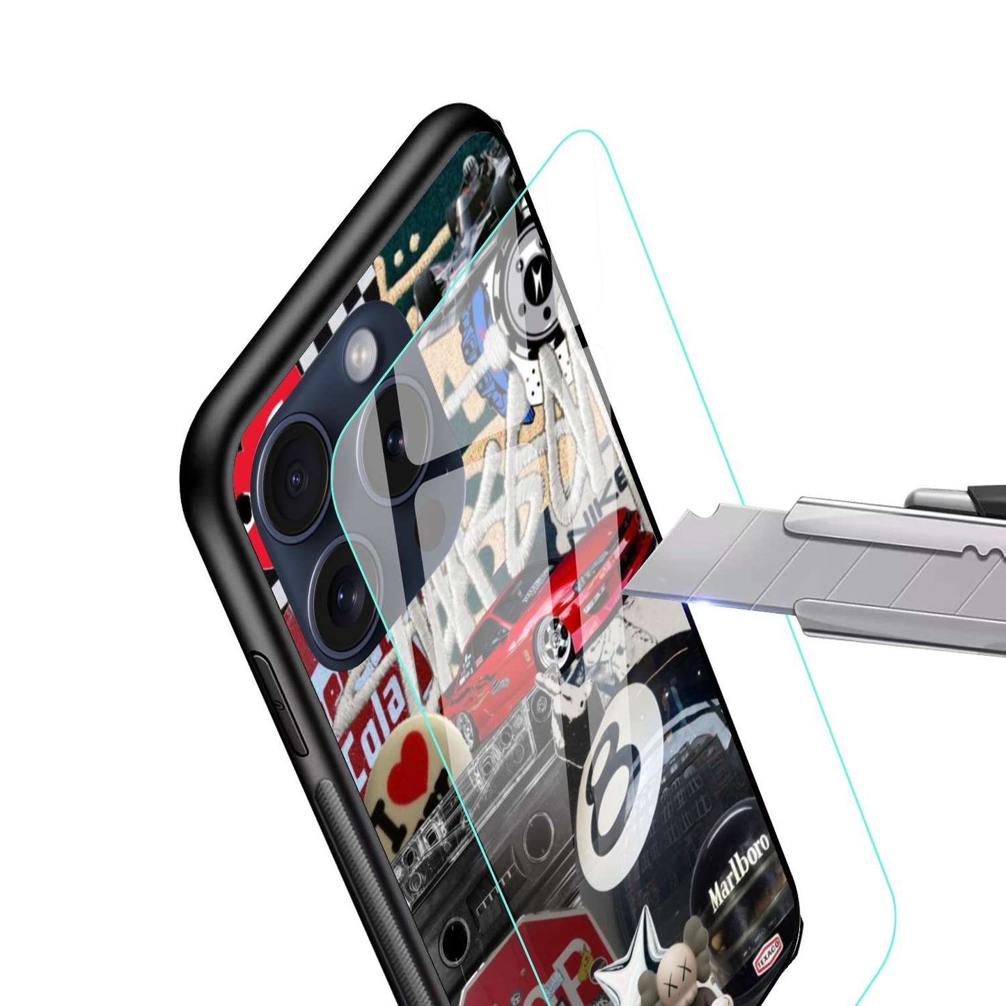 Western Aesthetic Original Glass Glossy Finish Back Cover