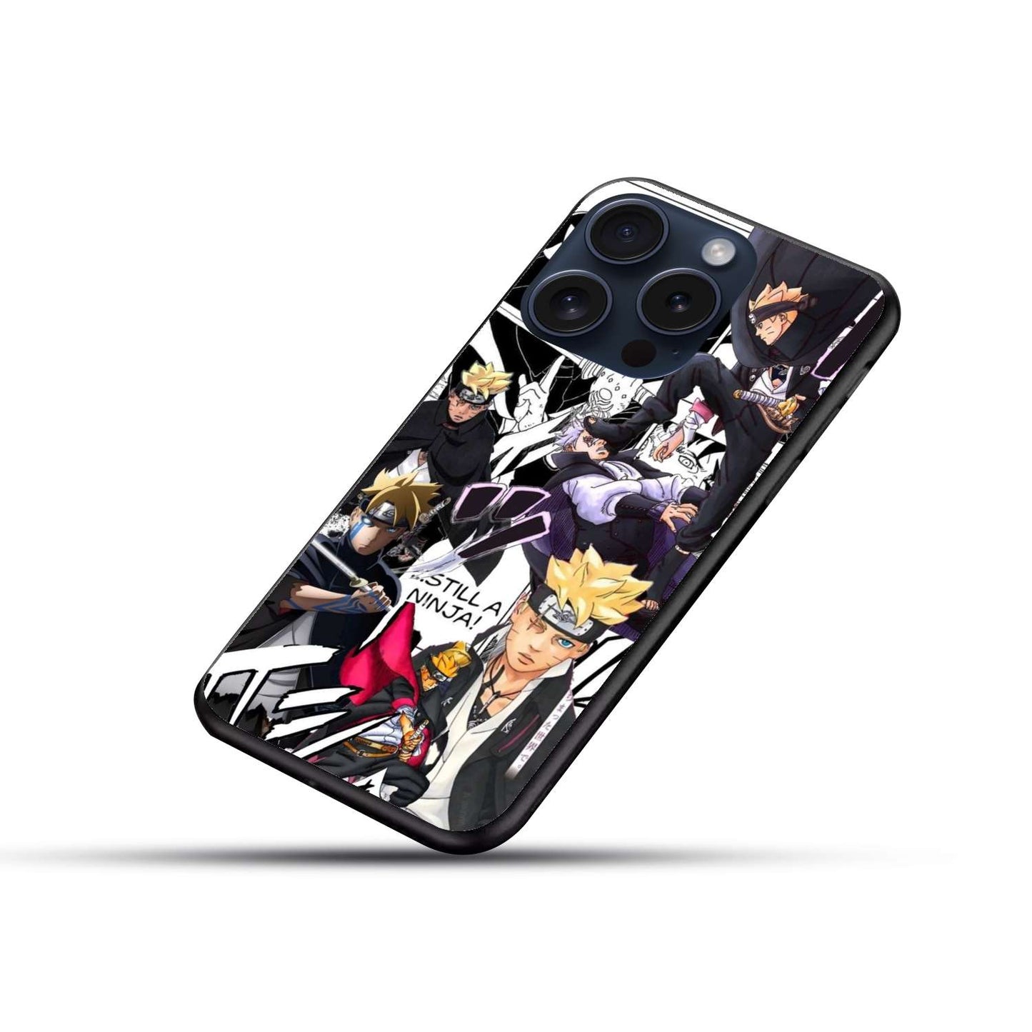 Boruto Original Glass Glossy Finish Back Cover