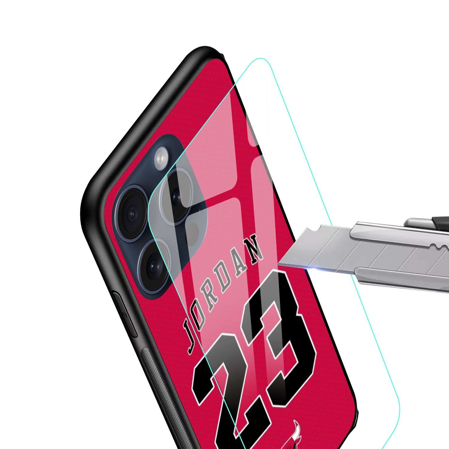 Jordan 23 Original Glass Glossy Finish Back Cover