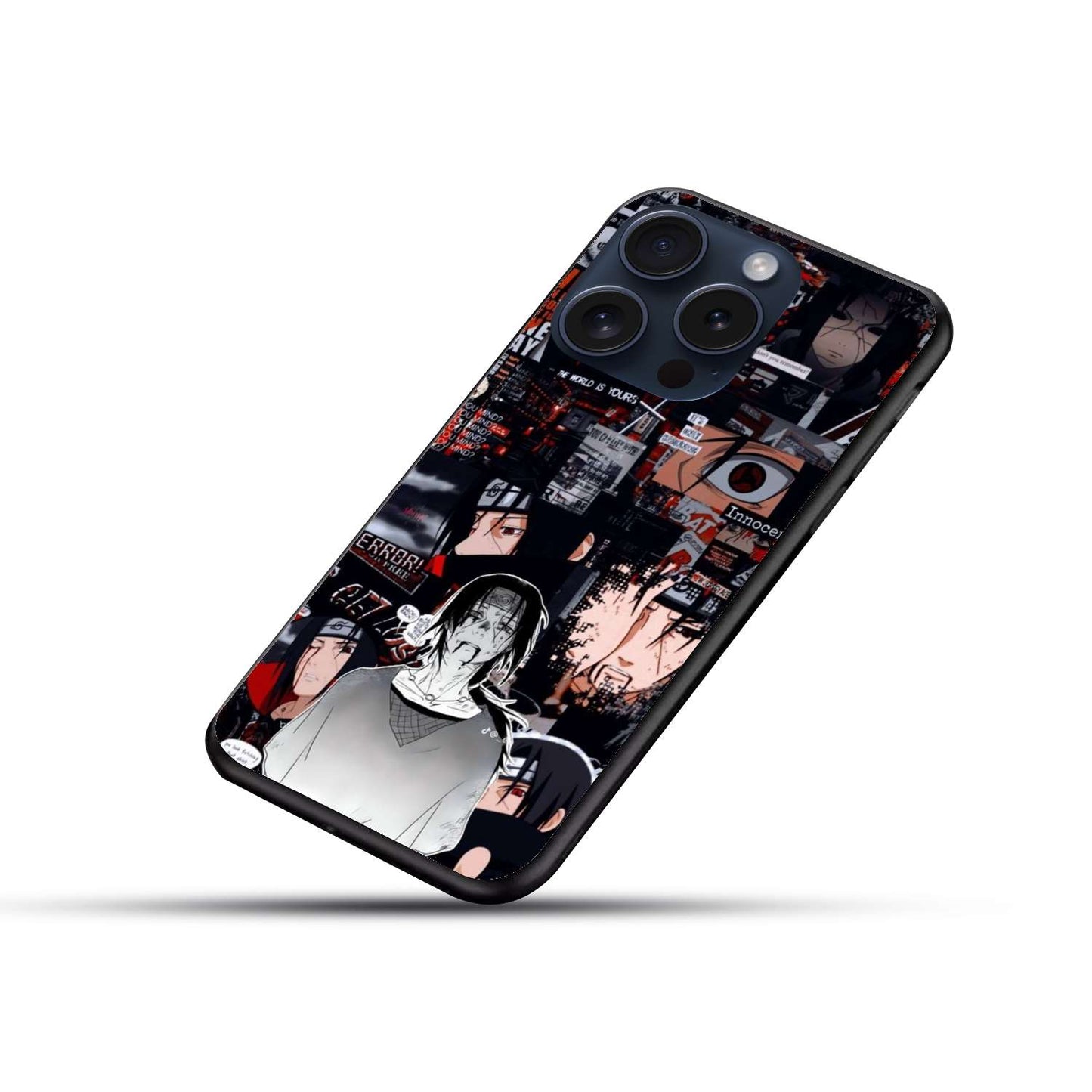 Itachi Uchiha Original Glass Glossy Finish Back Cover