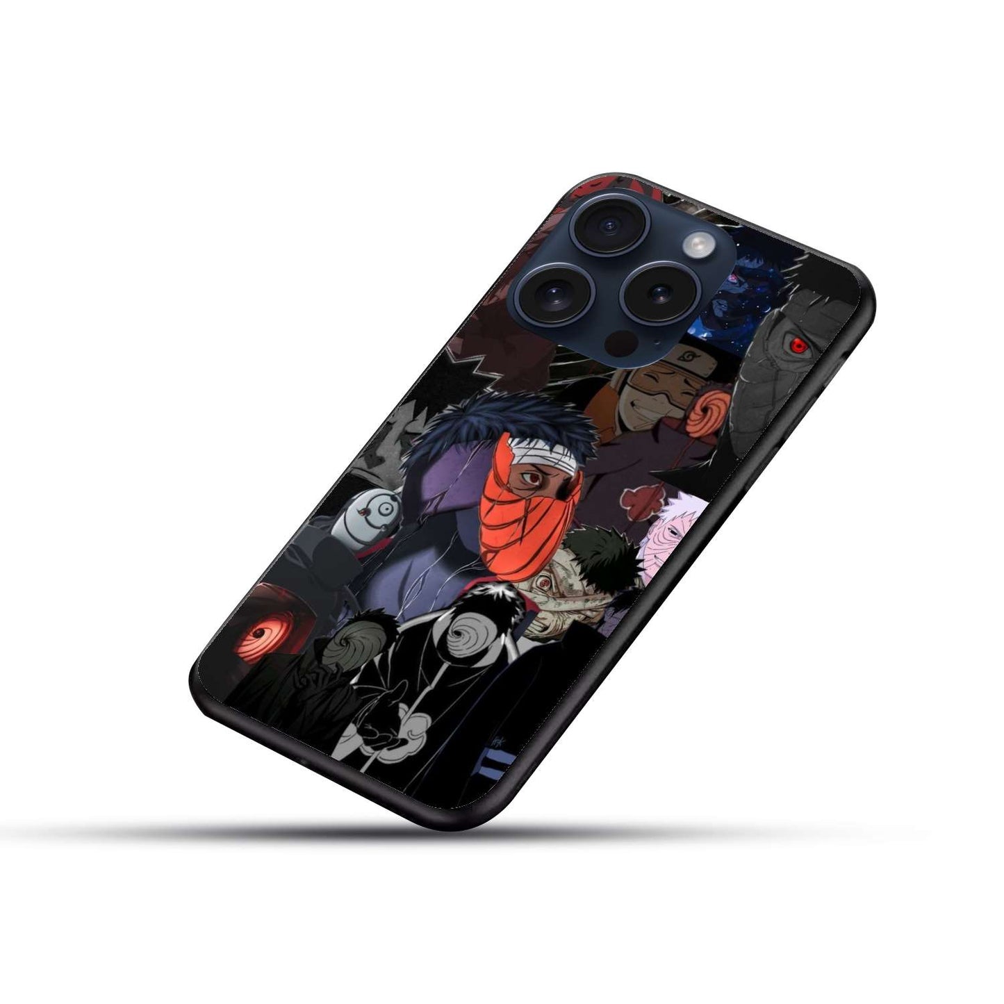 Obita Uchiha Original Glass Glossy Finish Back Cover