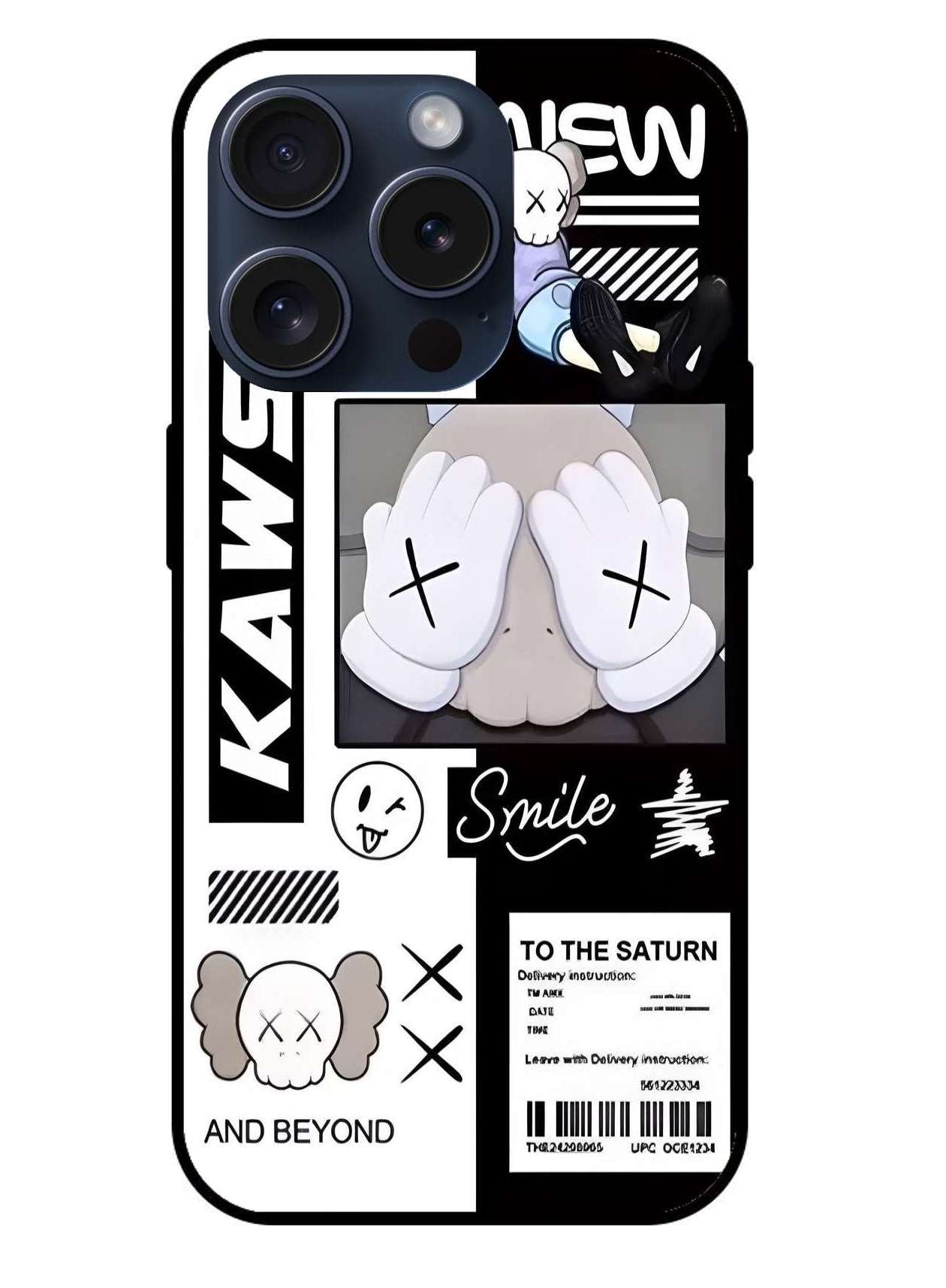 Smile Aesthetic Original Glass Glossy Finish Back Cover