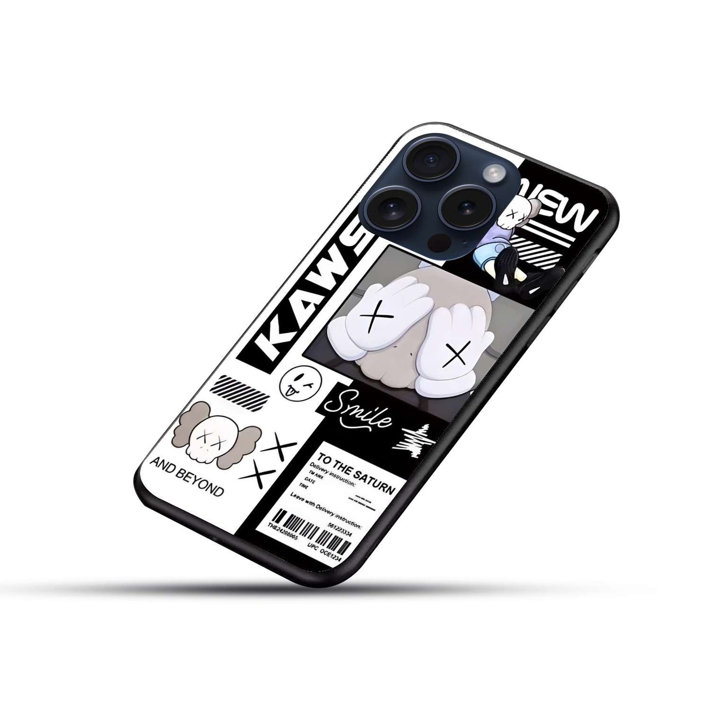 Smile Aesthetic Original Glass Glossy Finish Back Cover