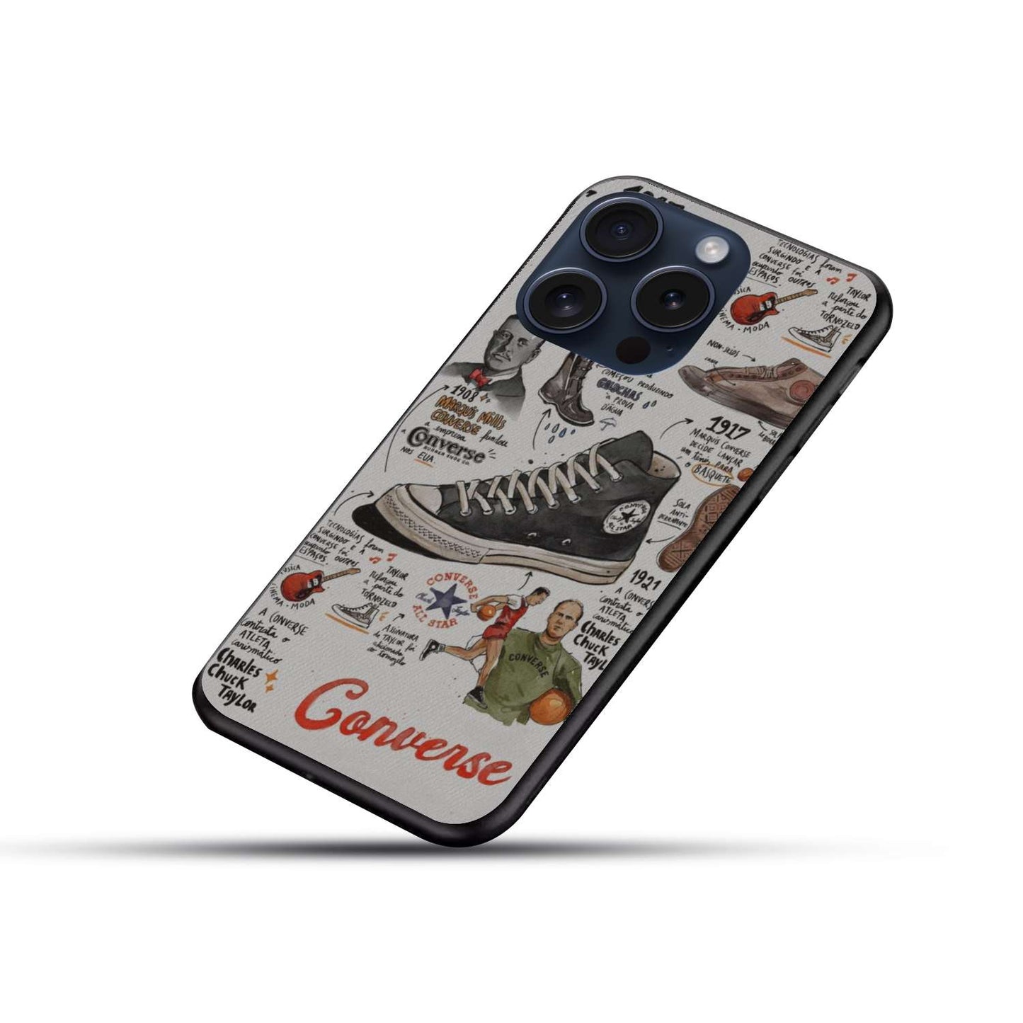 Converse Aesthetic Original Glass Glossy Finish Back Cover