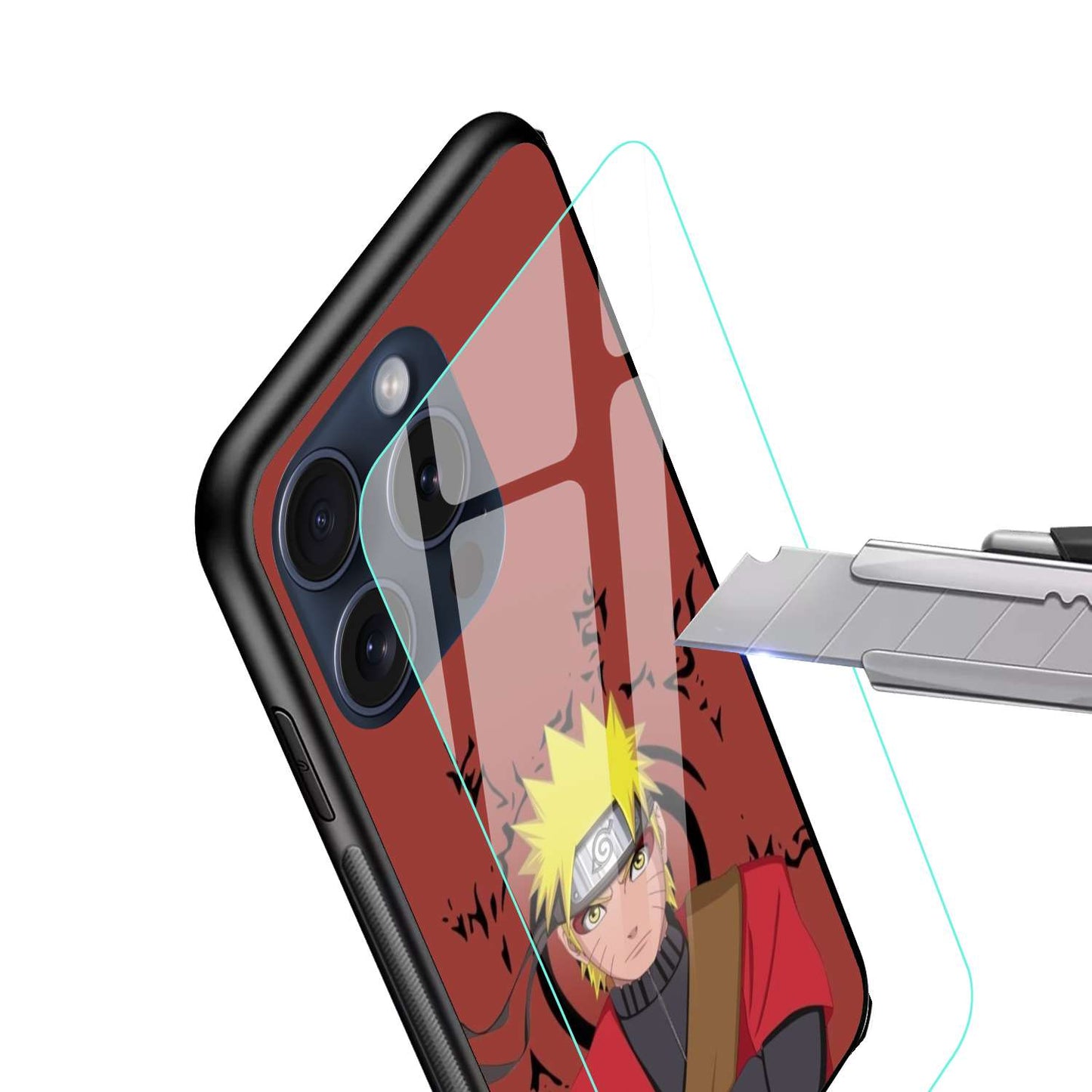 Naruto Original Glass Glossy Finish Back Cover