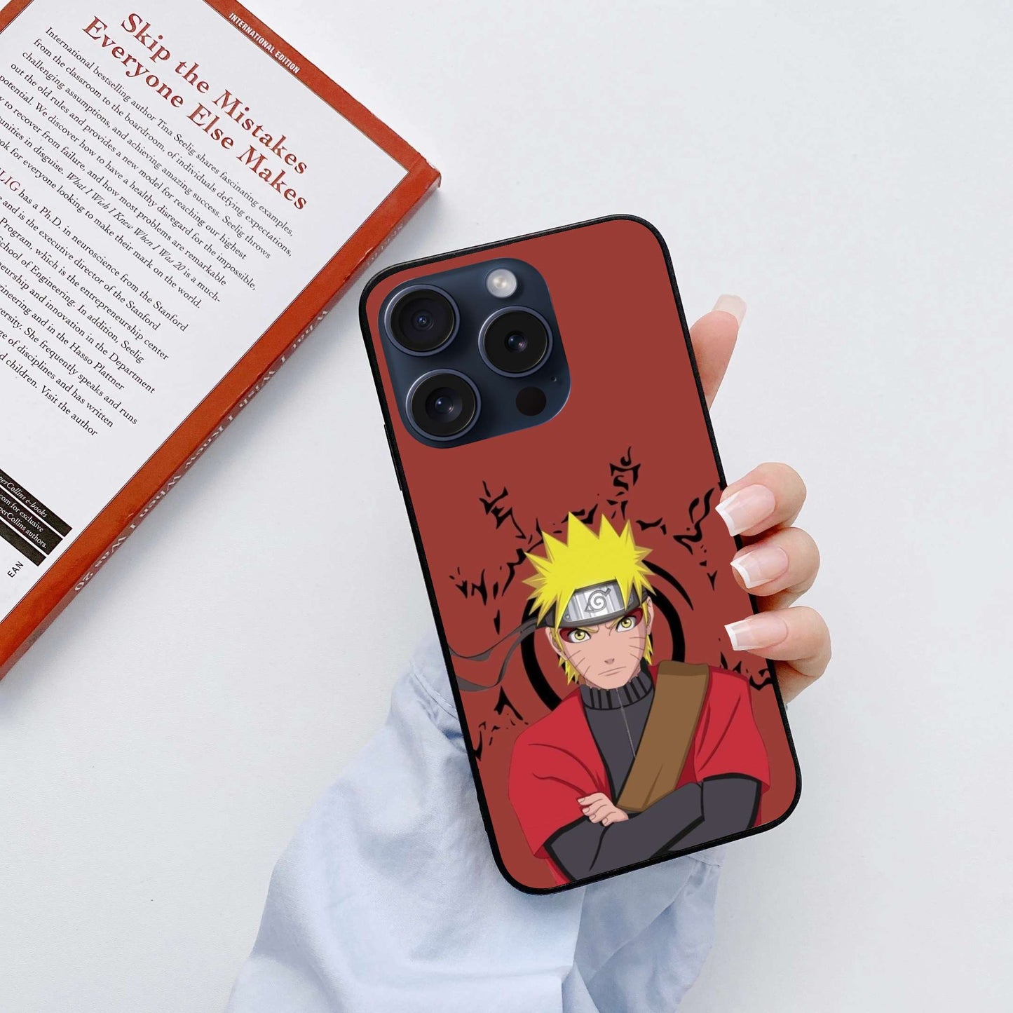 Naruto Original Glass Glossy Finish Back Cover