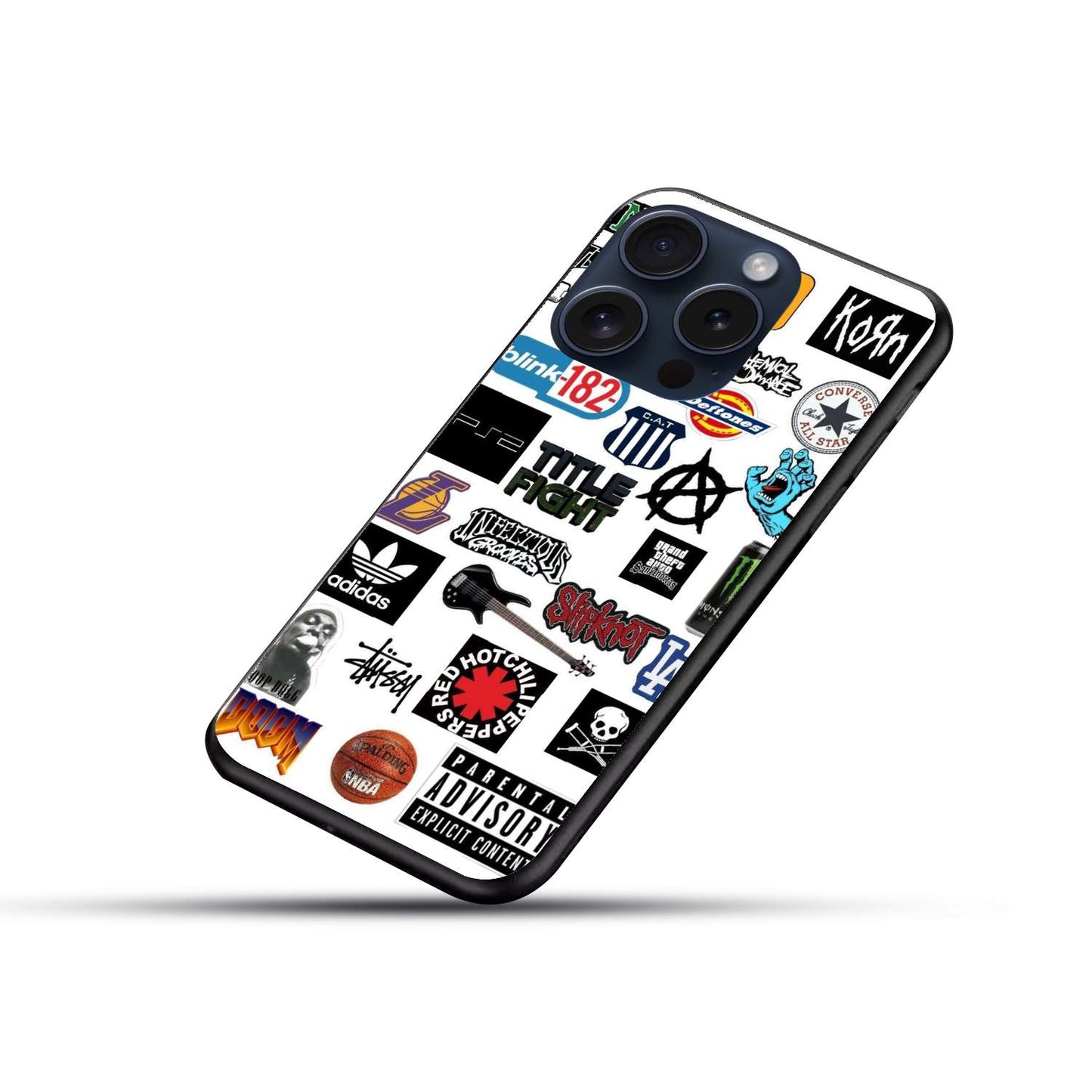 Stickers Aesthetic Original Glass Glossy Finish Back Cover