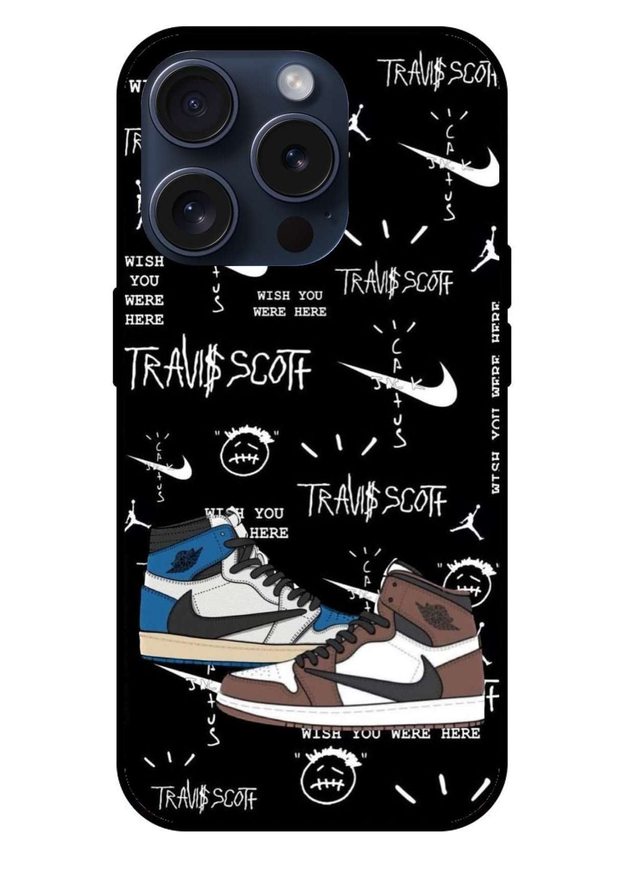 Tarvis Scott X Nike Aesthetic Original Glass Glossy Finish Back Cover