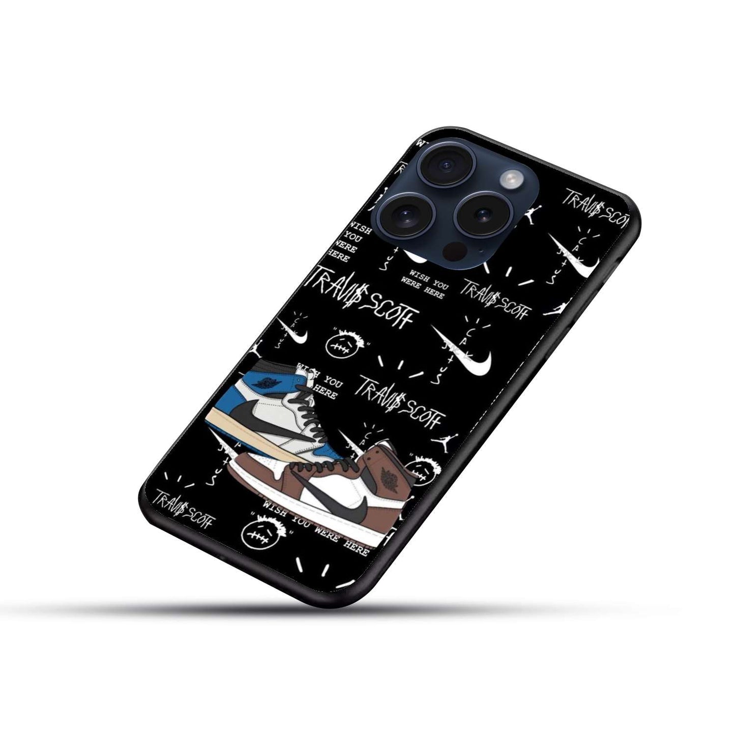 Tarvis Scott X Nike Aesthetic Original Glass Glossy Finish Back Cover