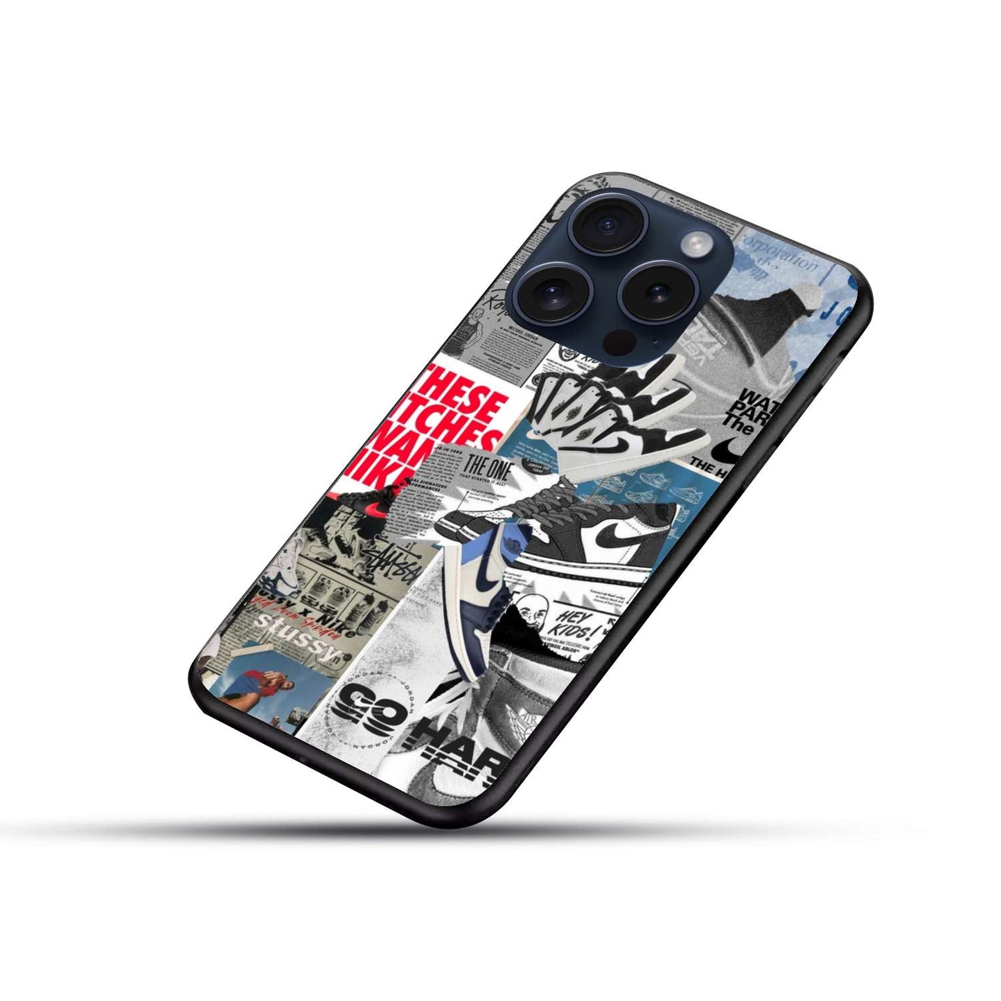 Stussy X Nike Aesthetic Original Glass Glossy Finish Back Cover