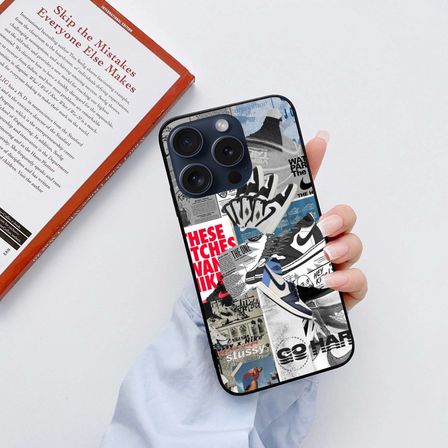 Stussy X Nike Aesthetic Original Glass Glossy Finish Back Cover