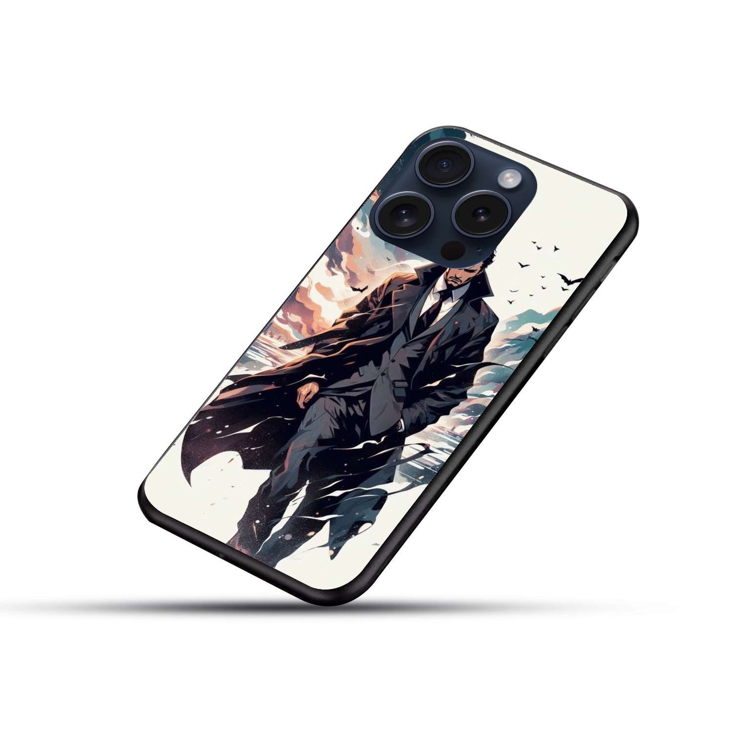 Bruce Wayne Justice League Original Glass Glossy Finish Back Cover