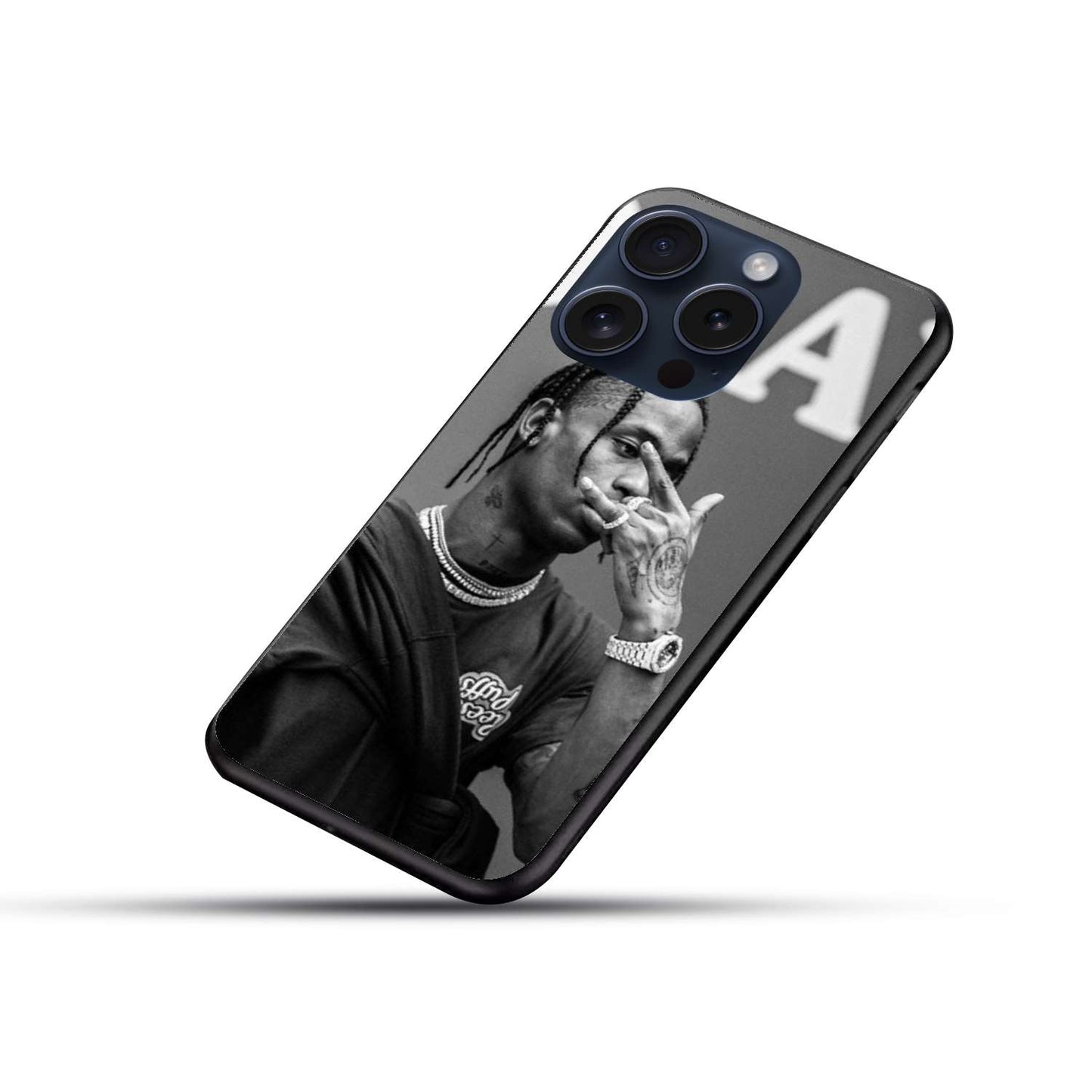 Travis scott Original Glass Glossy Finish Back Cover