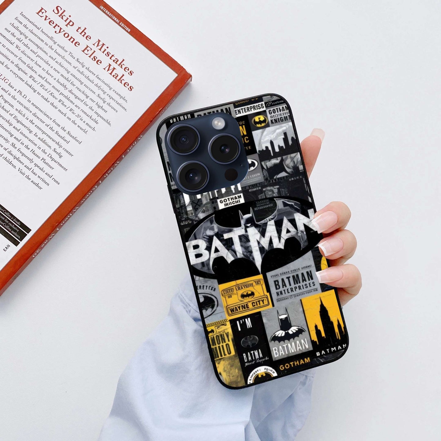 BatMan Original Glass Glossy Finish Back Cover
