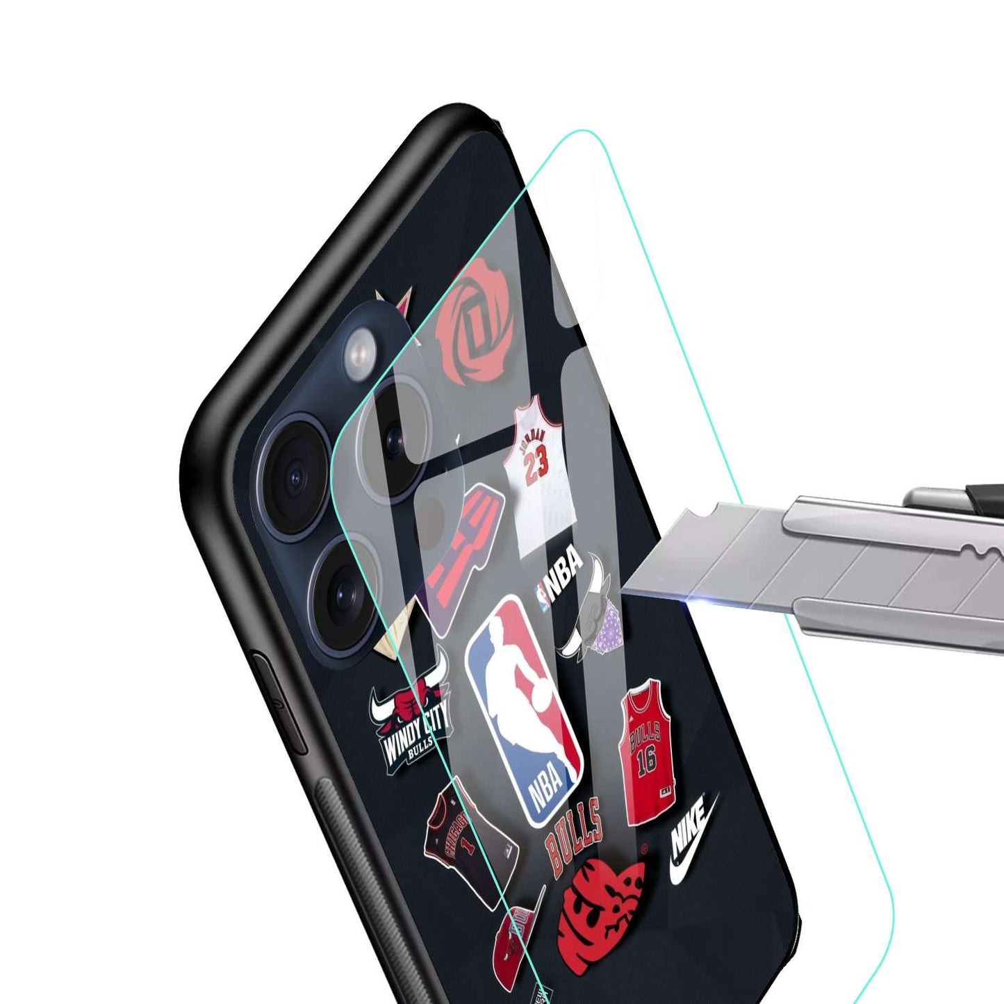 NBA Original Glass Glossy Finish Back Cover