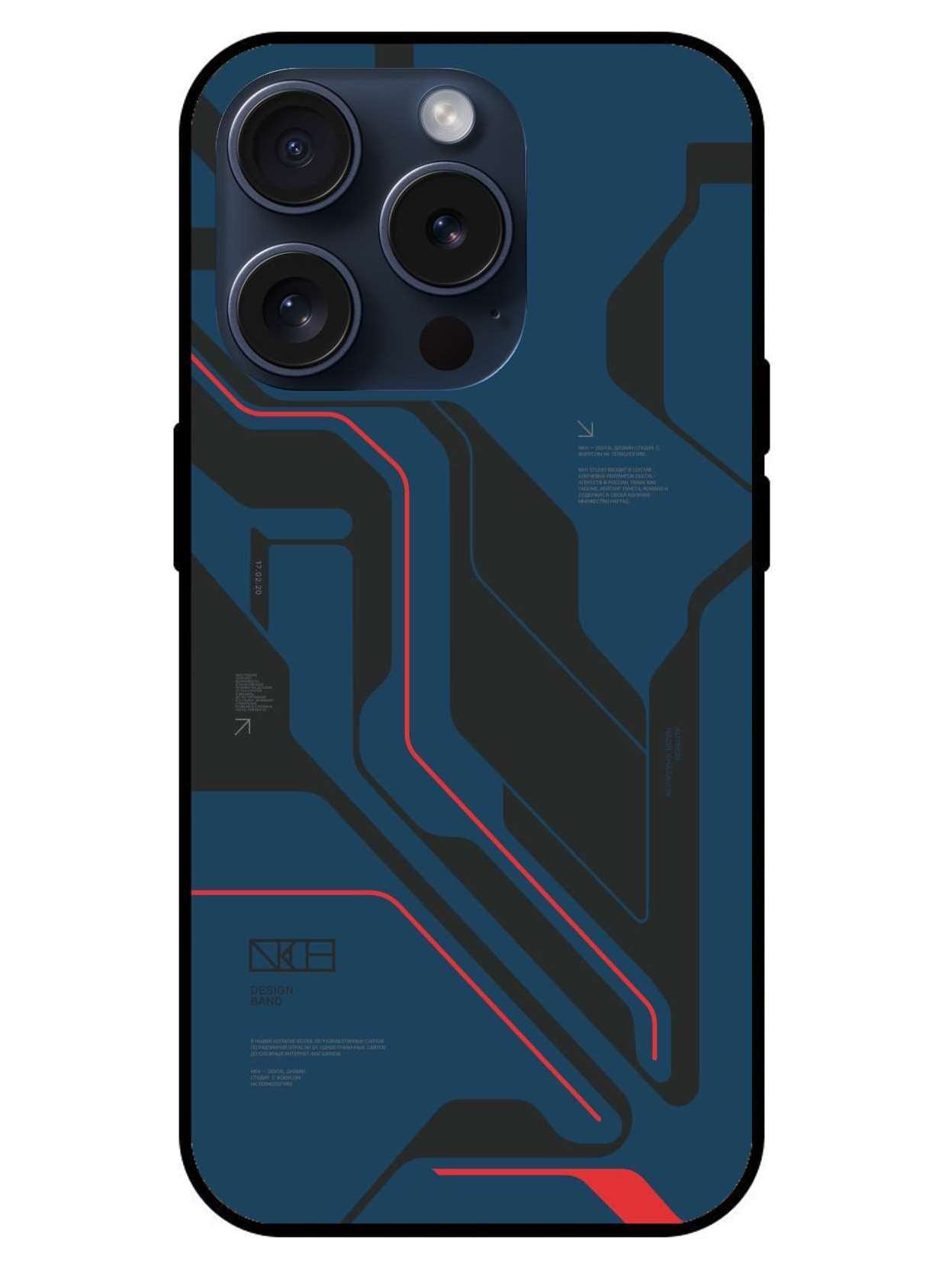 Motherboard design Original Glass Glossy Finish Back Cover