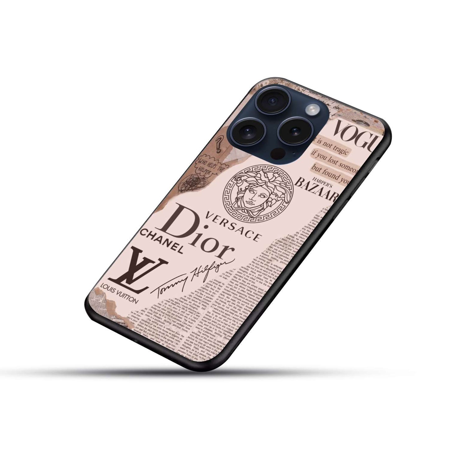 Multi Brand Aesthetic Original Glass Glossy Finish Back Cover