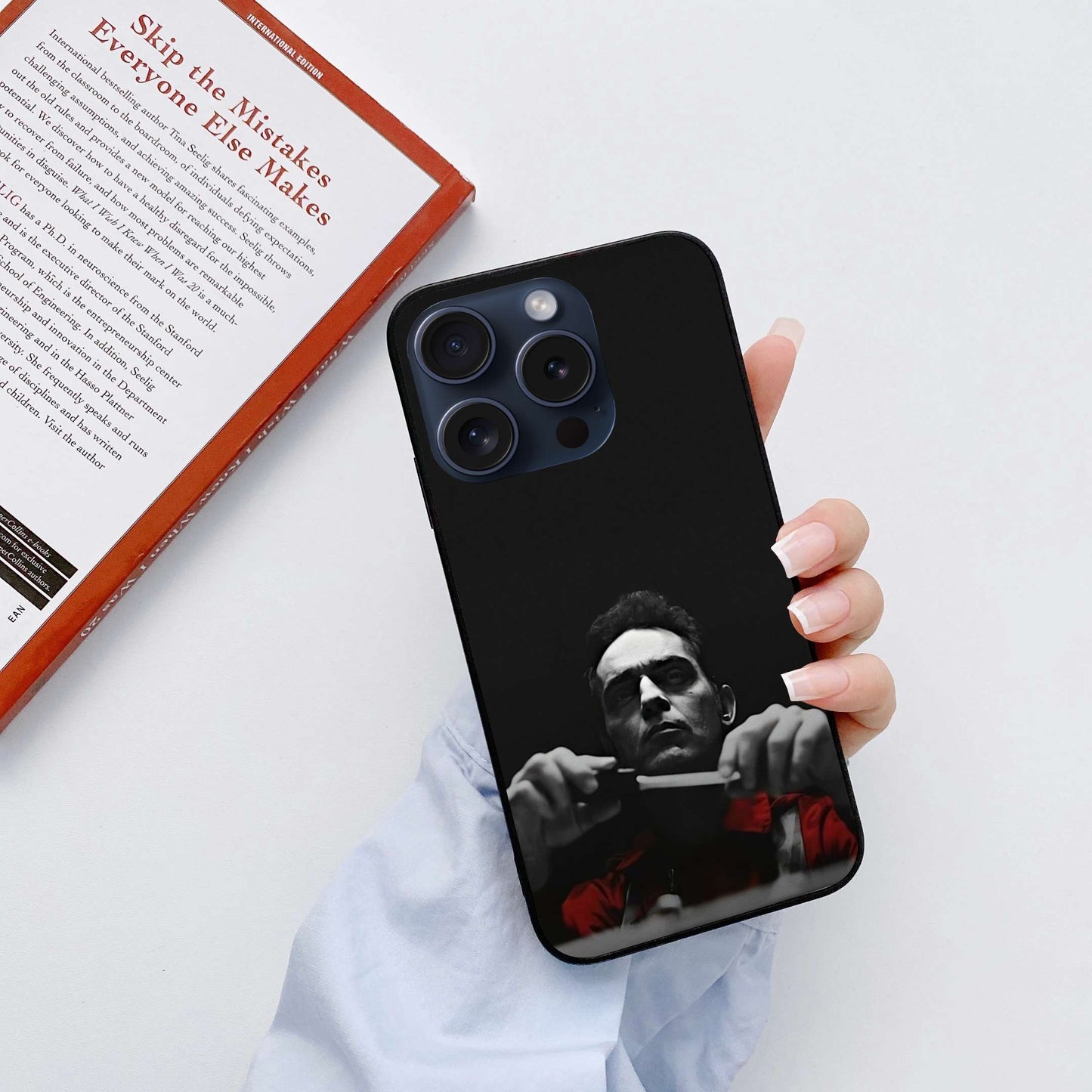 Money Heist Berlin Original Glass Glossy Finish Back Cover