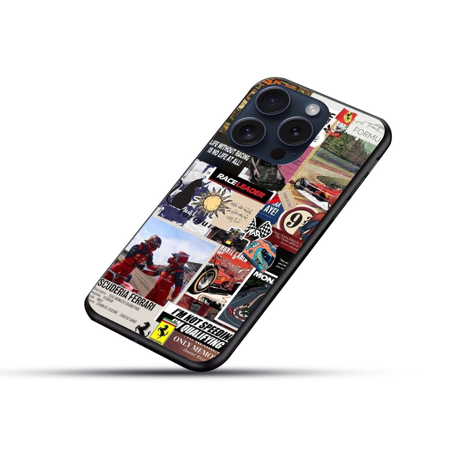 Racing track Aesthetic Original Glass Glossy Finish Back Cover