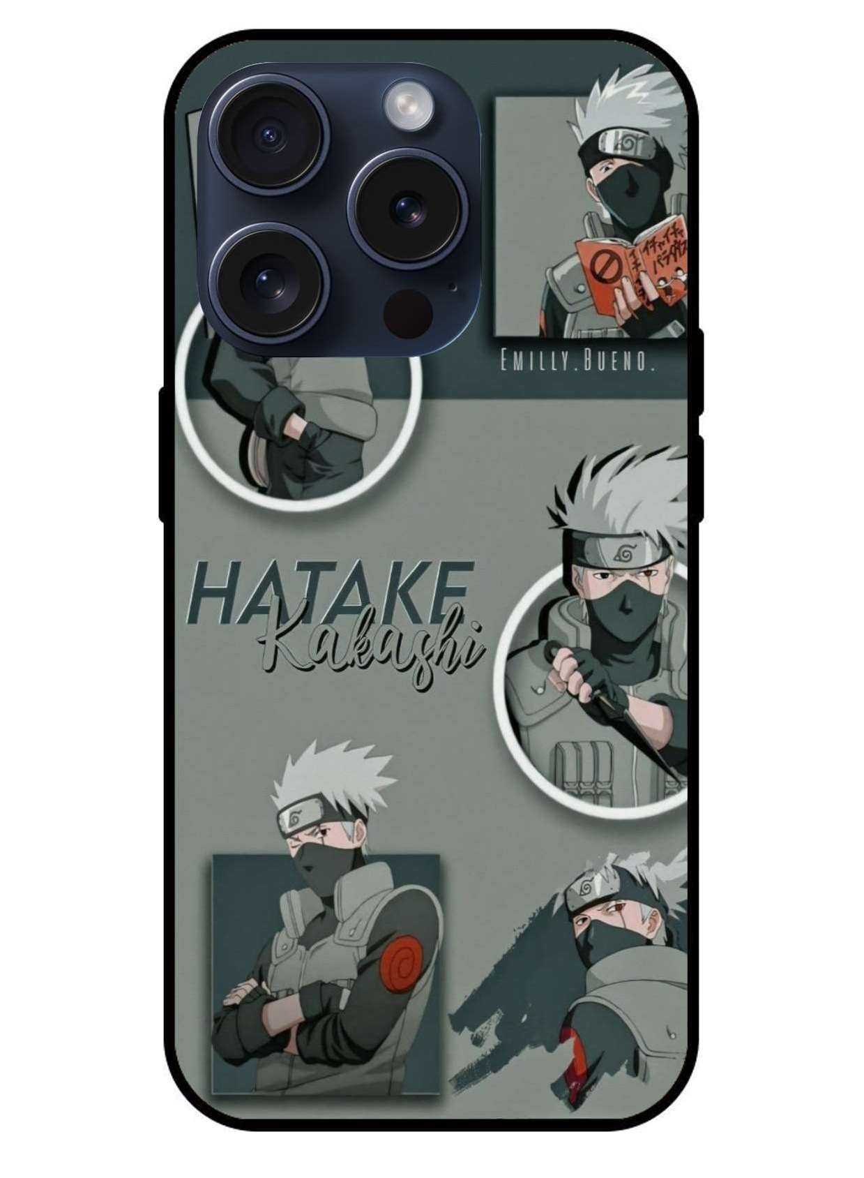 Kakashi Hatake Original Glass Glossy Finish Back Cover