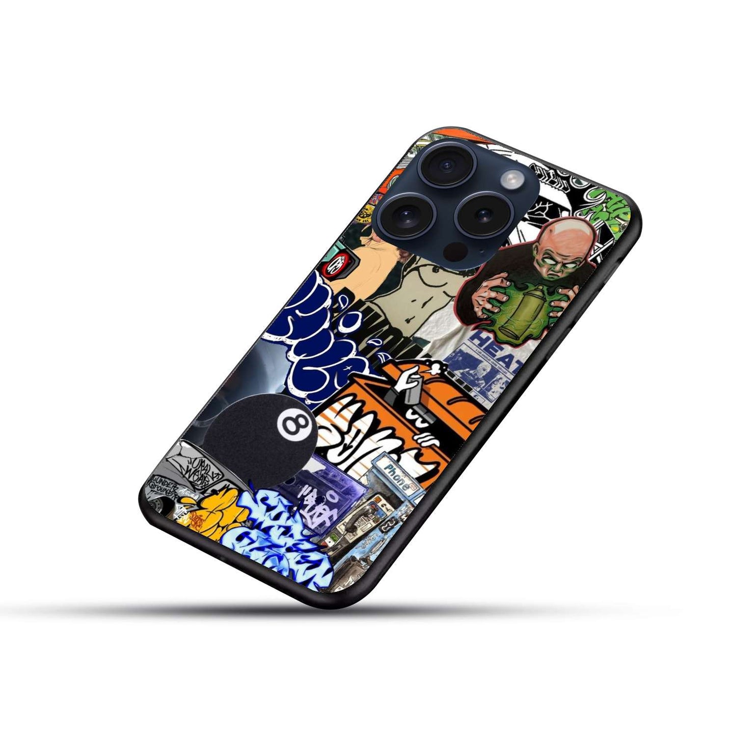 Stickers Aesthetic Original Glass Glossy Finish Back Cover