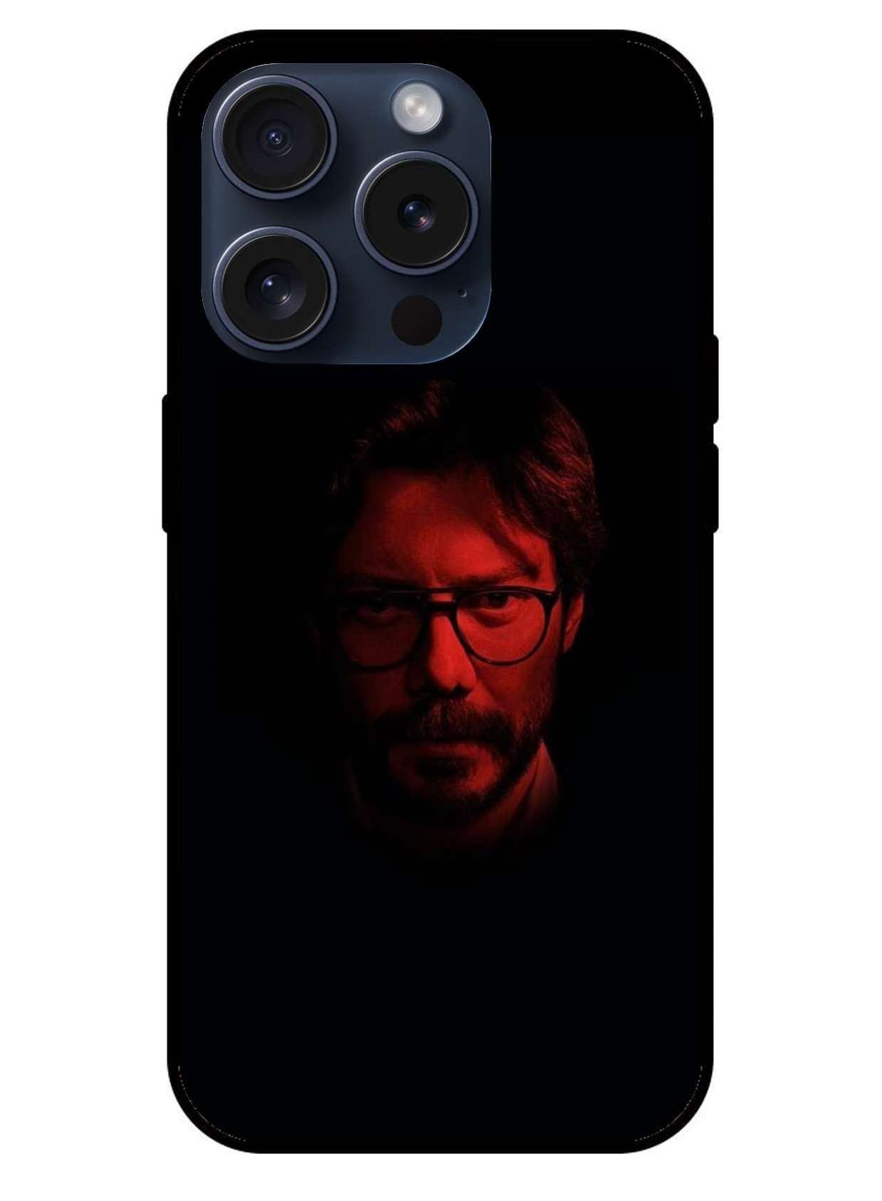 Money Heist Professor Original Glass Glossy Finish Back Cover