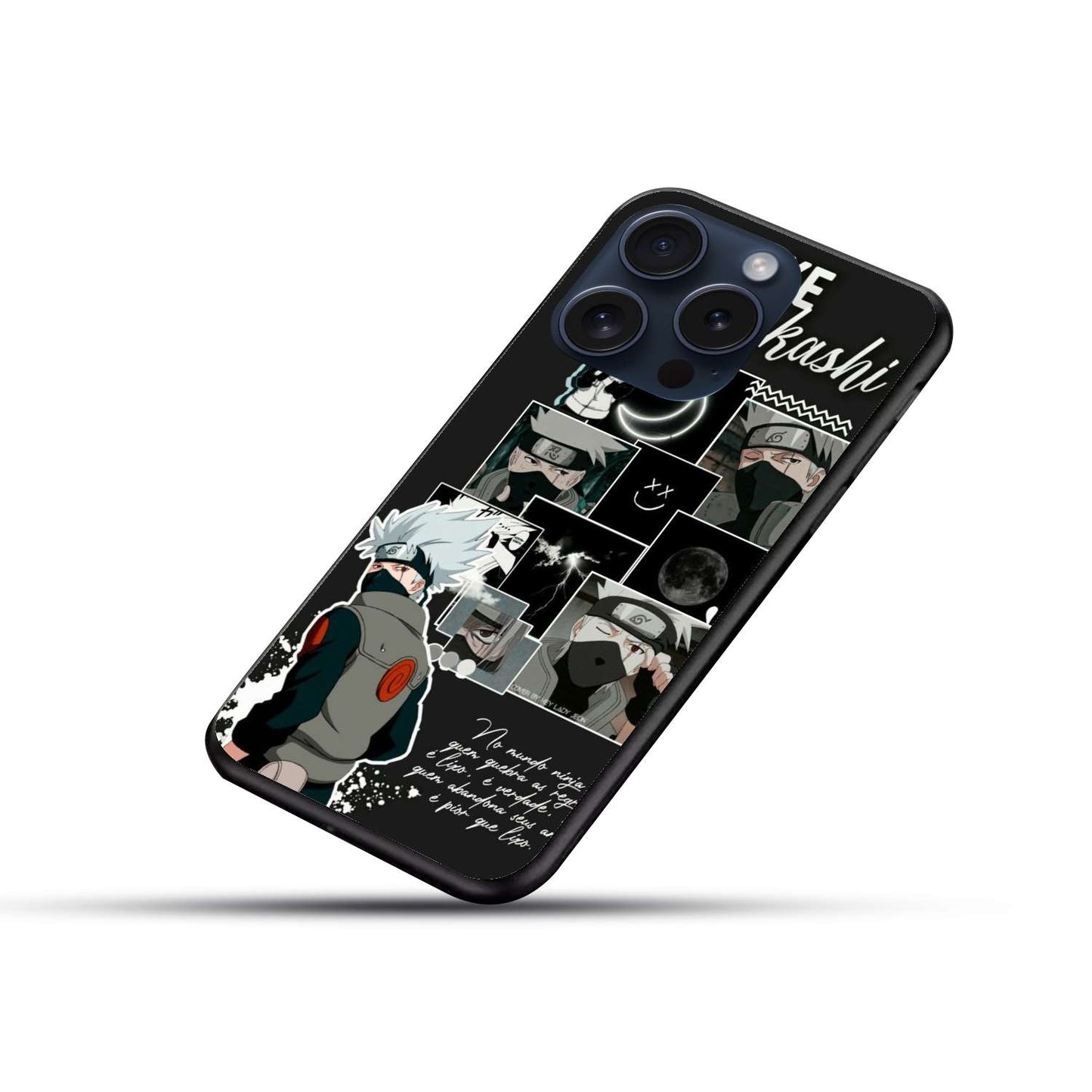 Kakashi Hatake Original Glass Glossy Finish Back Cover