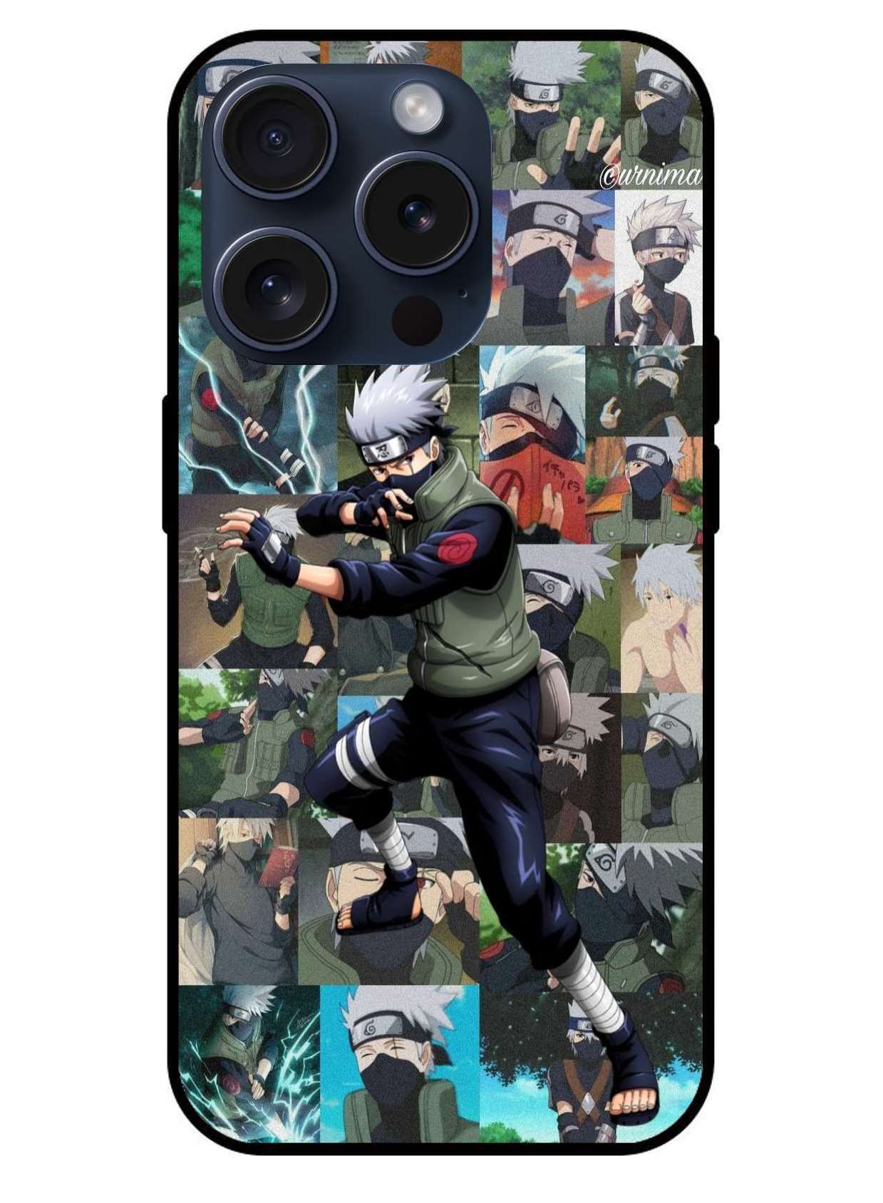 Kakashi Hatake Original Glass Glossy Finish Back Cover