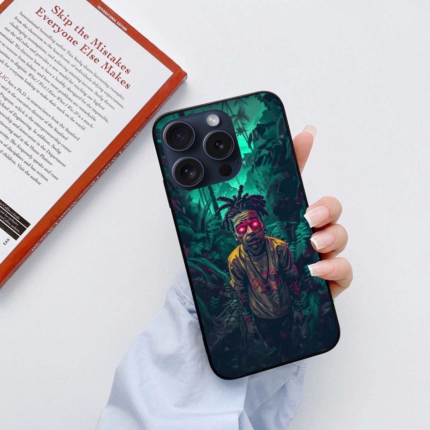 ZOMBIE Aesthetic Original Glass Glossy Finish Back Cover
