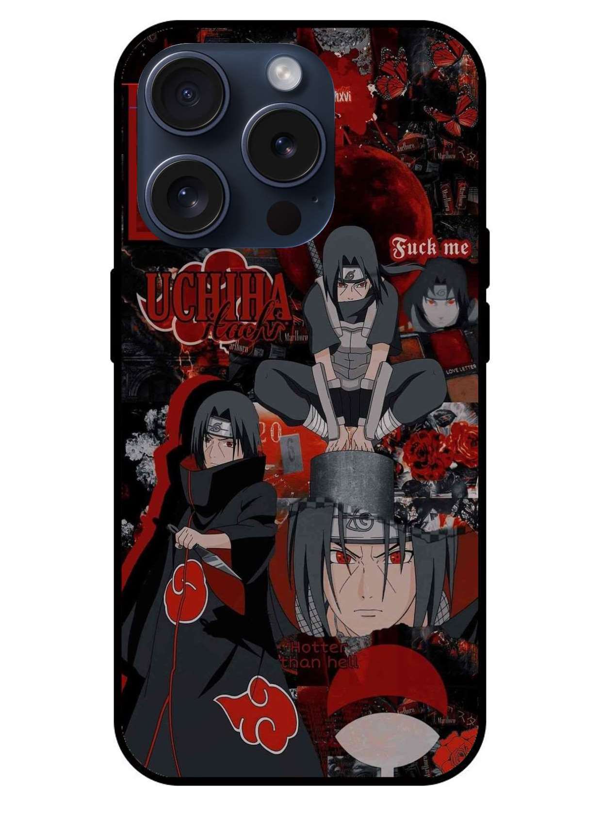 ITACHI UCHIHA Original Glass Glossy Finish Back Cover